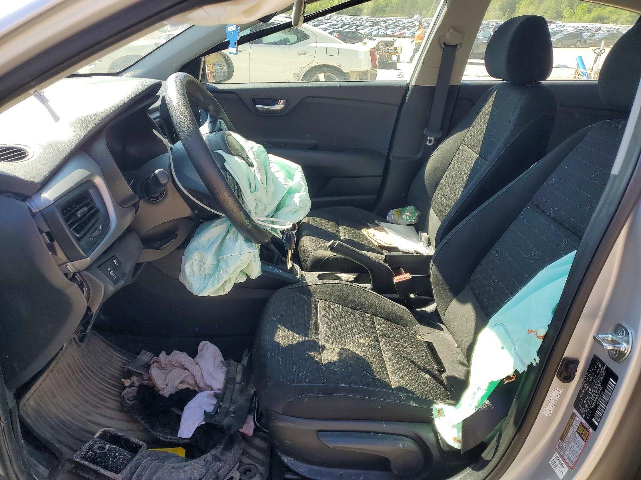 2023 Kia Rio Lx Silver vin: 3KPA24AD6PE584235