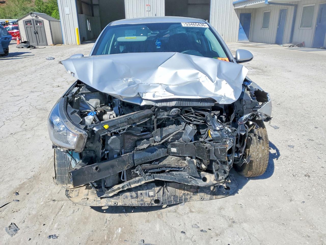 2023 Kia Rio Lx Silver vin: 3KPA24AD6PE584235