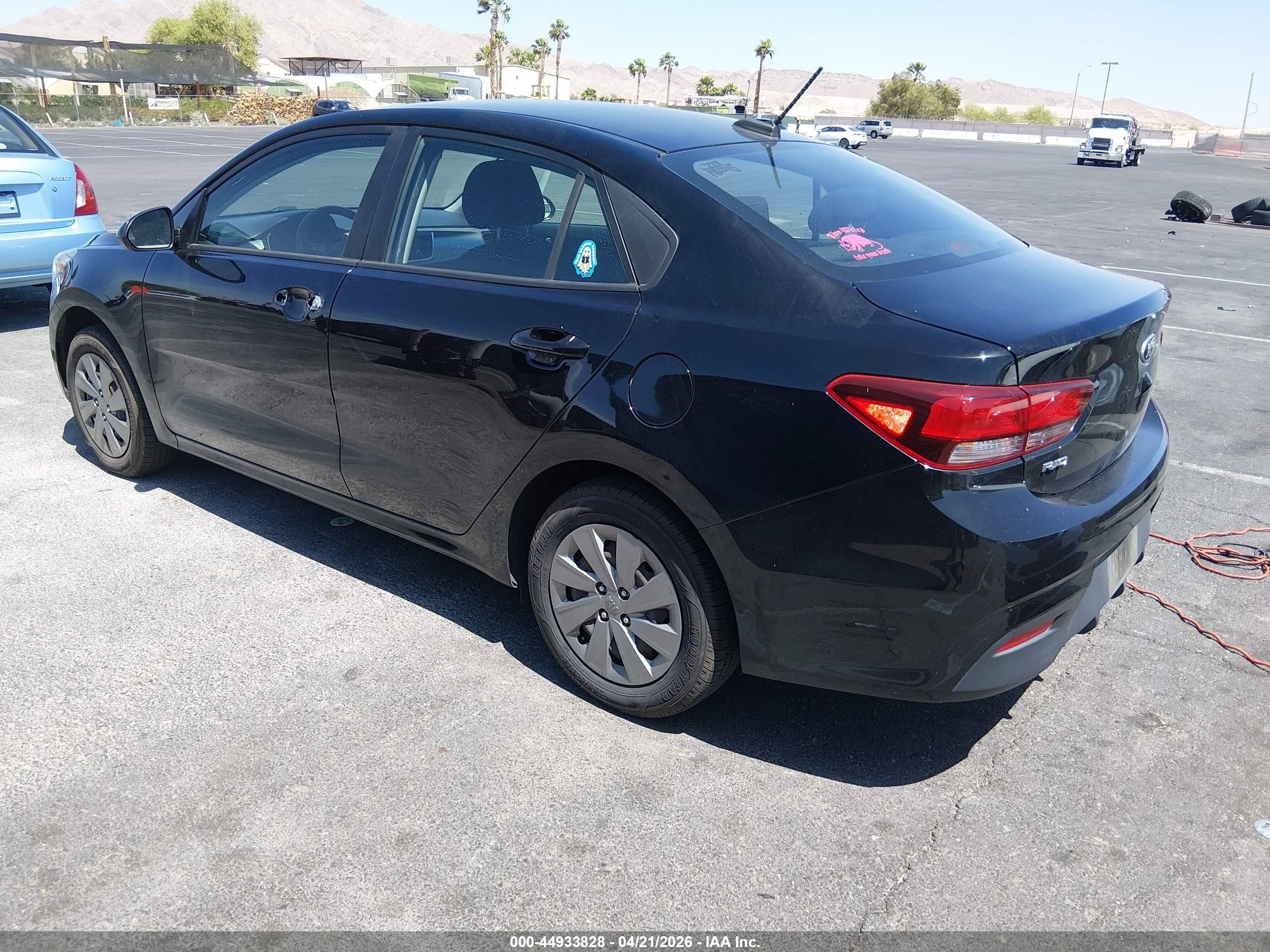 2020 Kia Rio S Black vin: 3KPA24AD7LE327837
