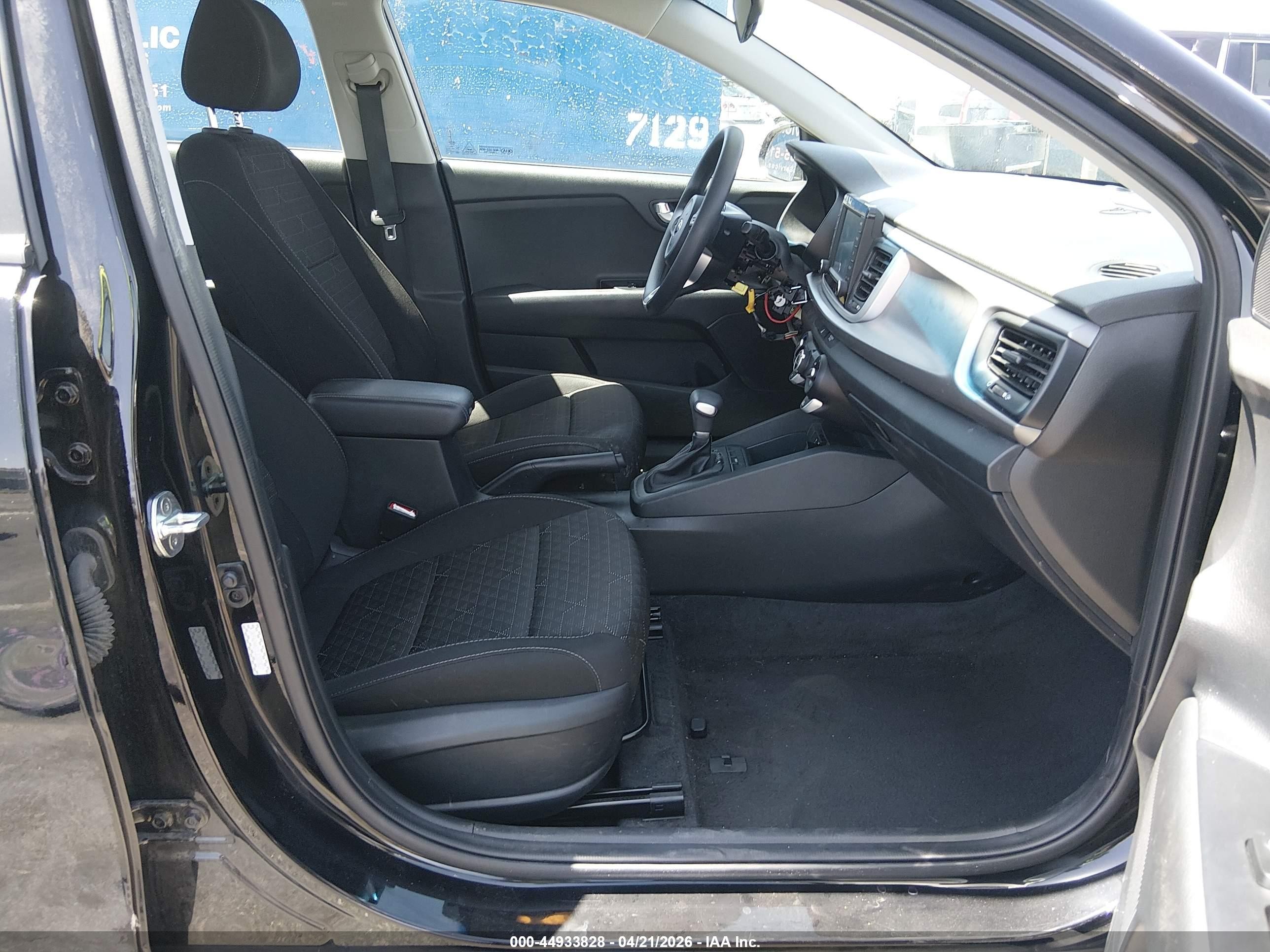 2020 Kia Rio S Black vin: 3KPA24AD7LE327837