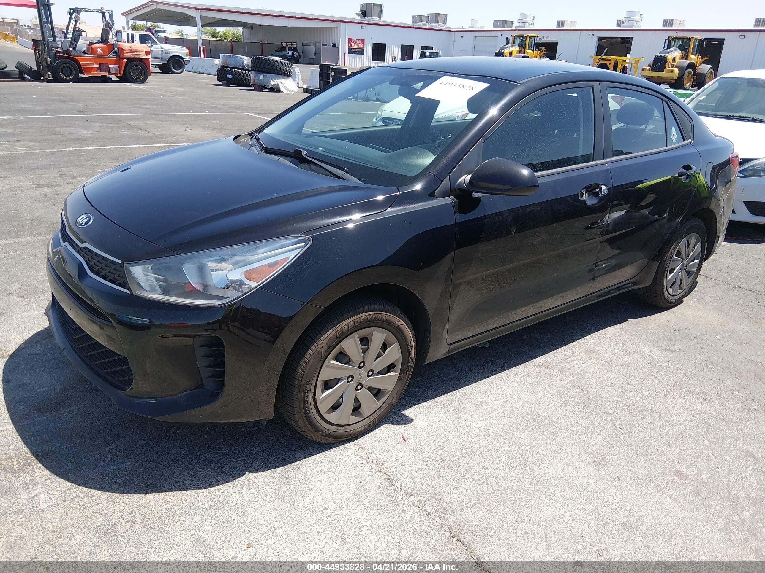 2020 Kia Rio S Black vin: 3KPA24AD7LE327837