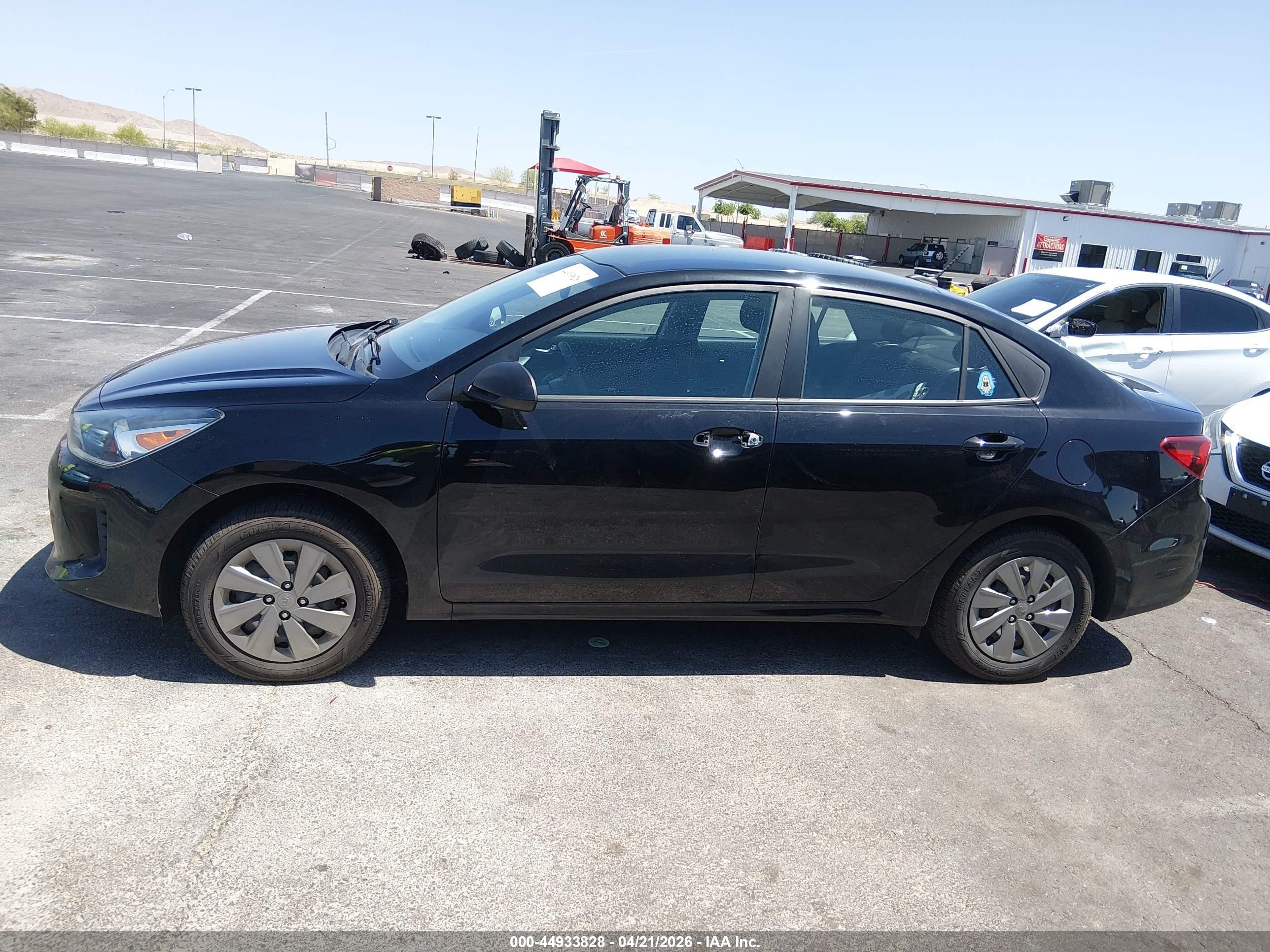 2020 Kia Rio S Black vin: 3KPA24AD7LE327837