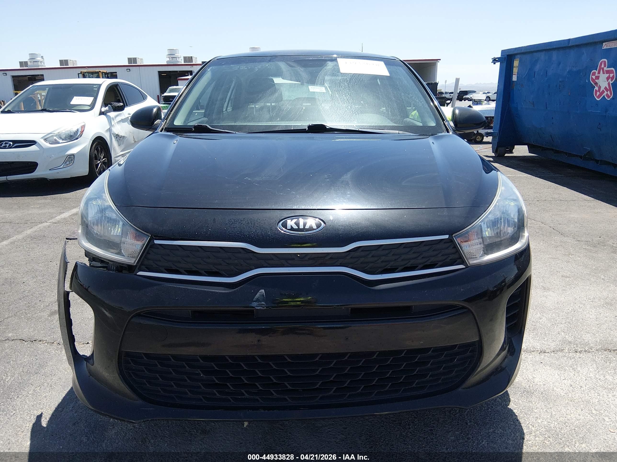 2020 Kia Rio S Black vin: 3KPA24AD7LE327837