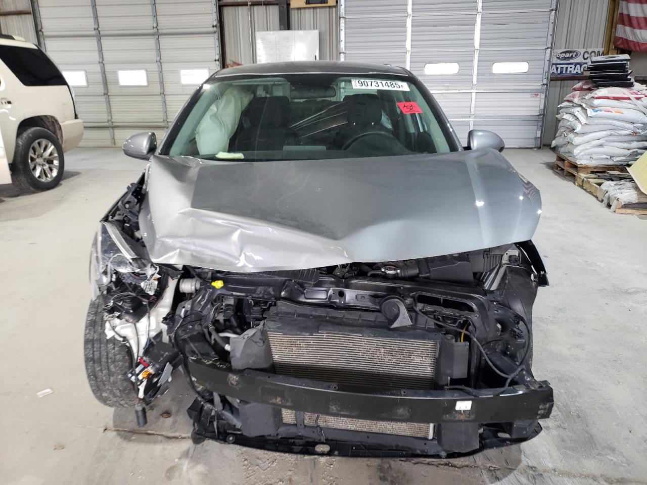 2021 Kia Rio Lx Gray vin: 3KPA24AD7ME365862