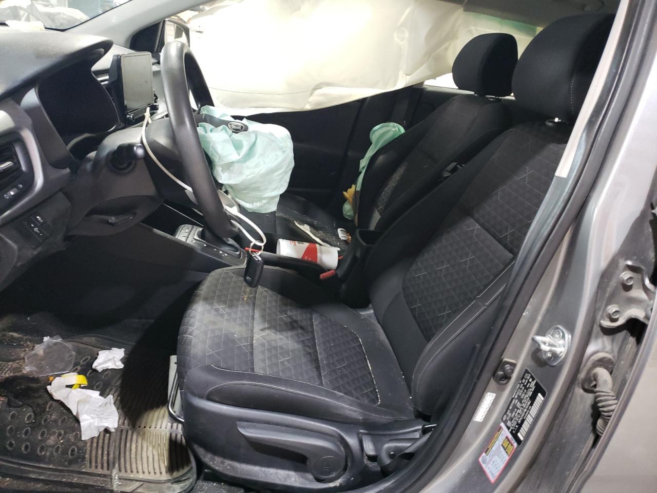 2021 Kia Rio Lx Gray vin: 3KPA24AD7ME365862