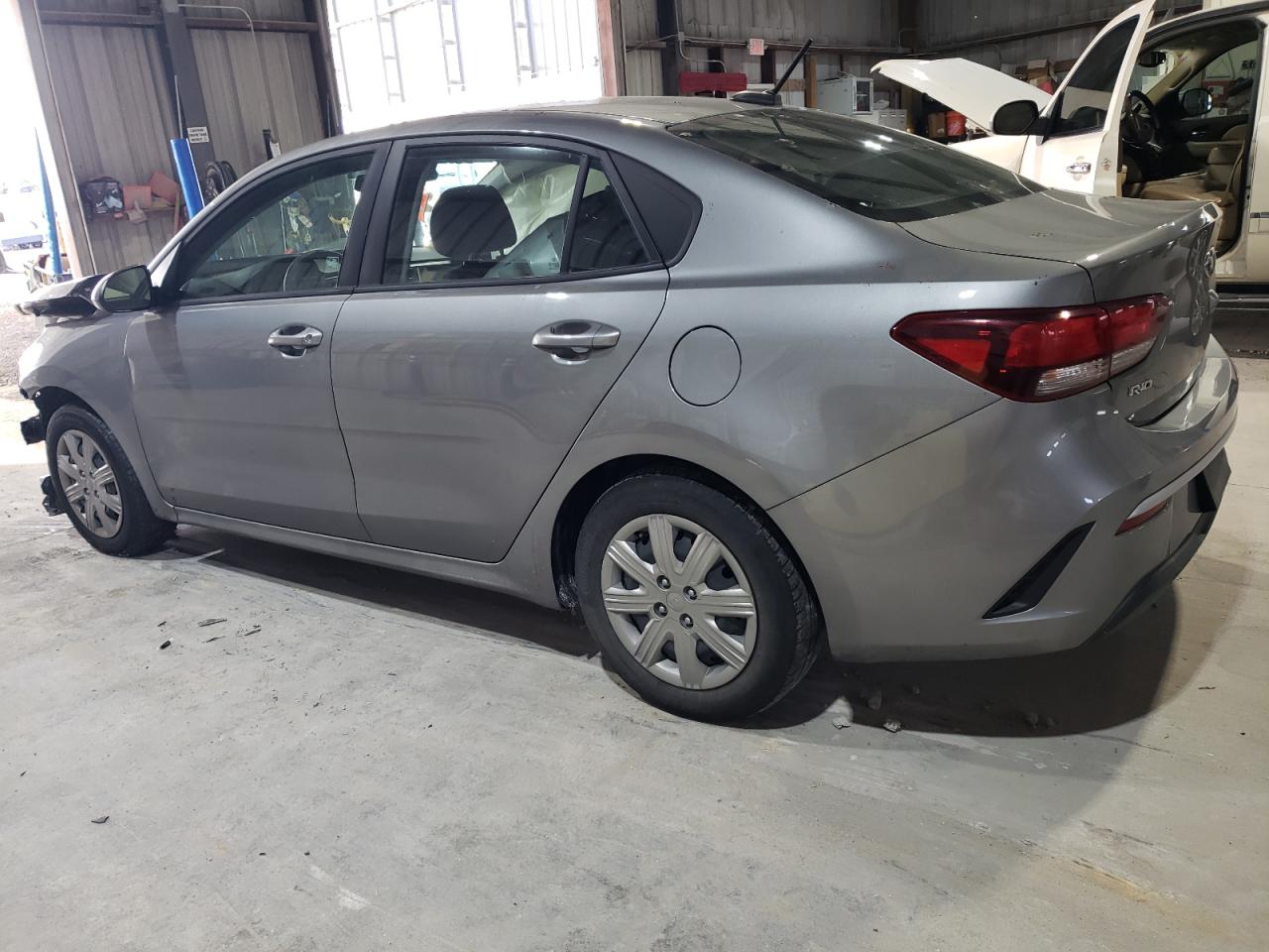 2021 Kia Rio Lx Gray vin: 3KPA24AD7ME365862