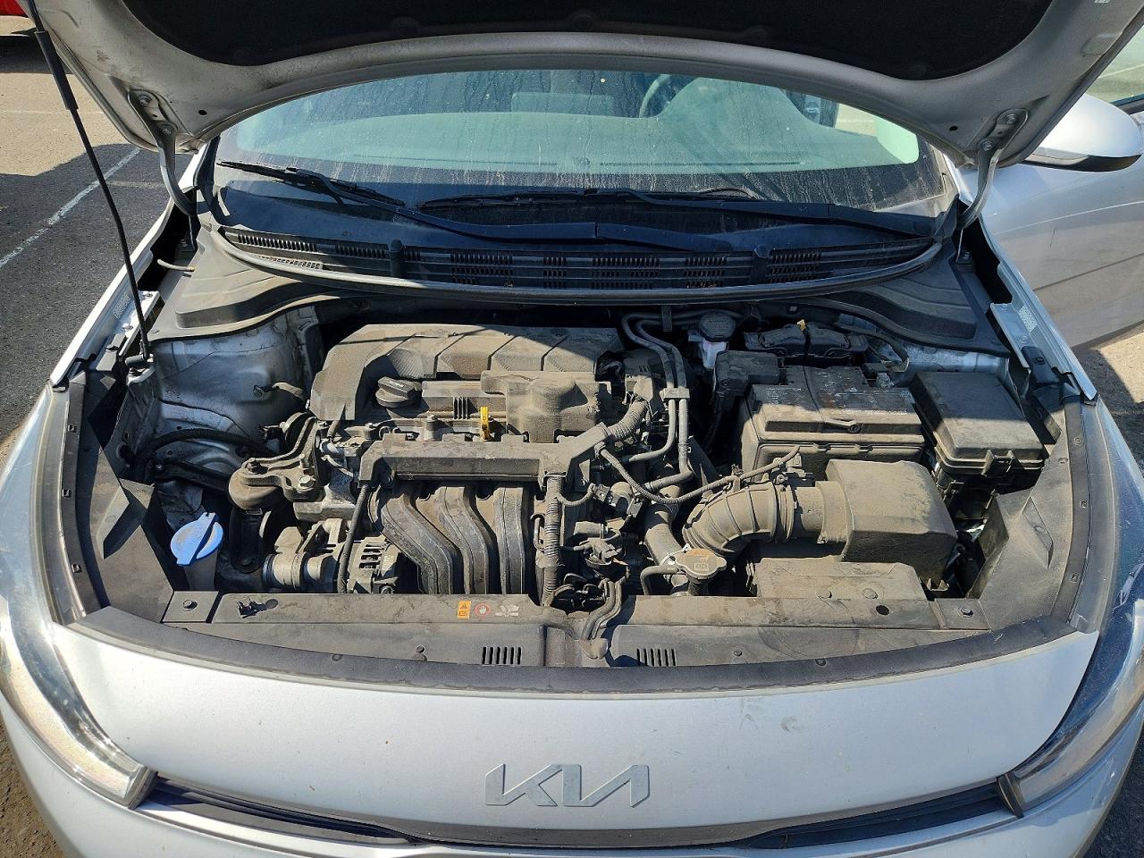 2022 Kia Rio S Silver vin: 3KPA24AD7NE437323