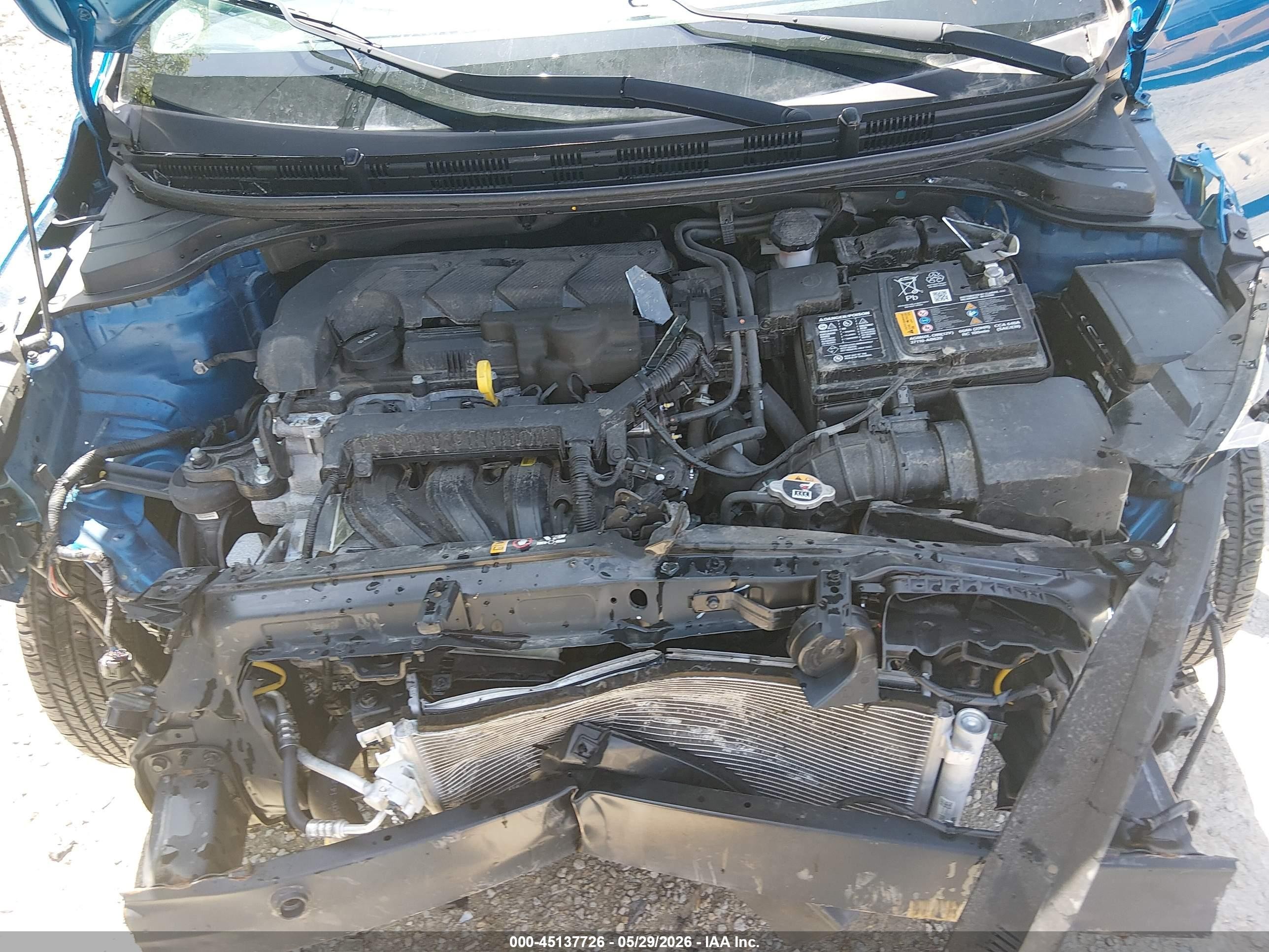 2022 Kia Rio S Blue vin: 3KPA24AD7NE506981