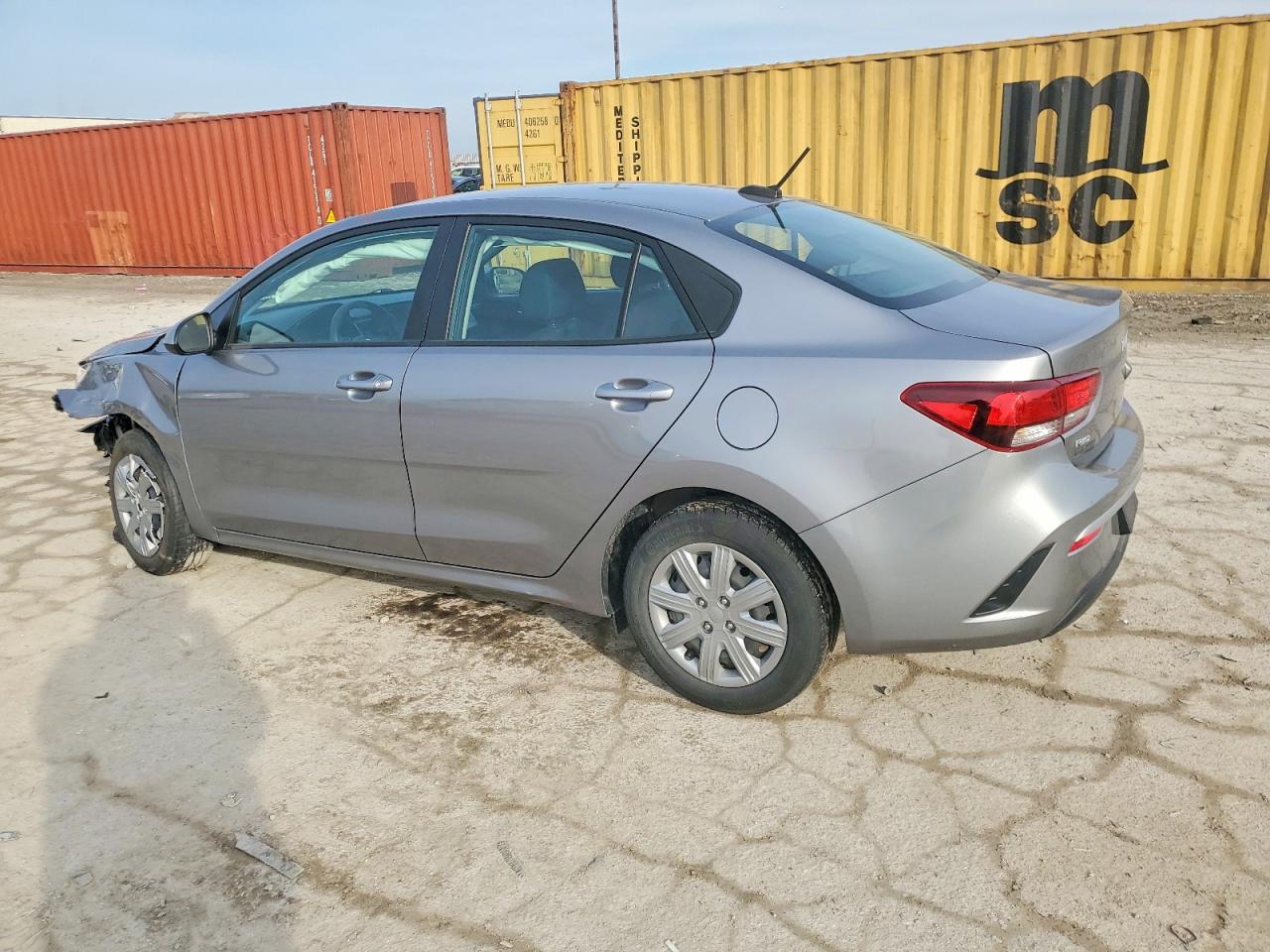 2023 Kia Rio Lx Gray vin: 3KPA24AD7PE537683