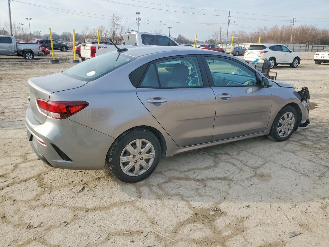 2023 Kia Rio Lx Gray vin: 3KPA24AD7PE537683