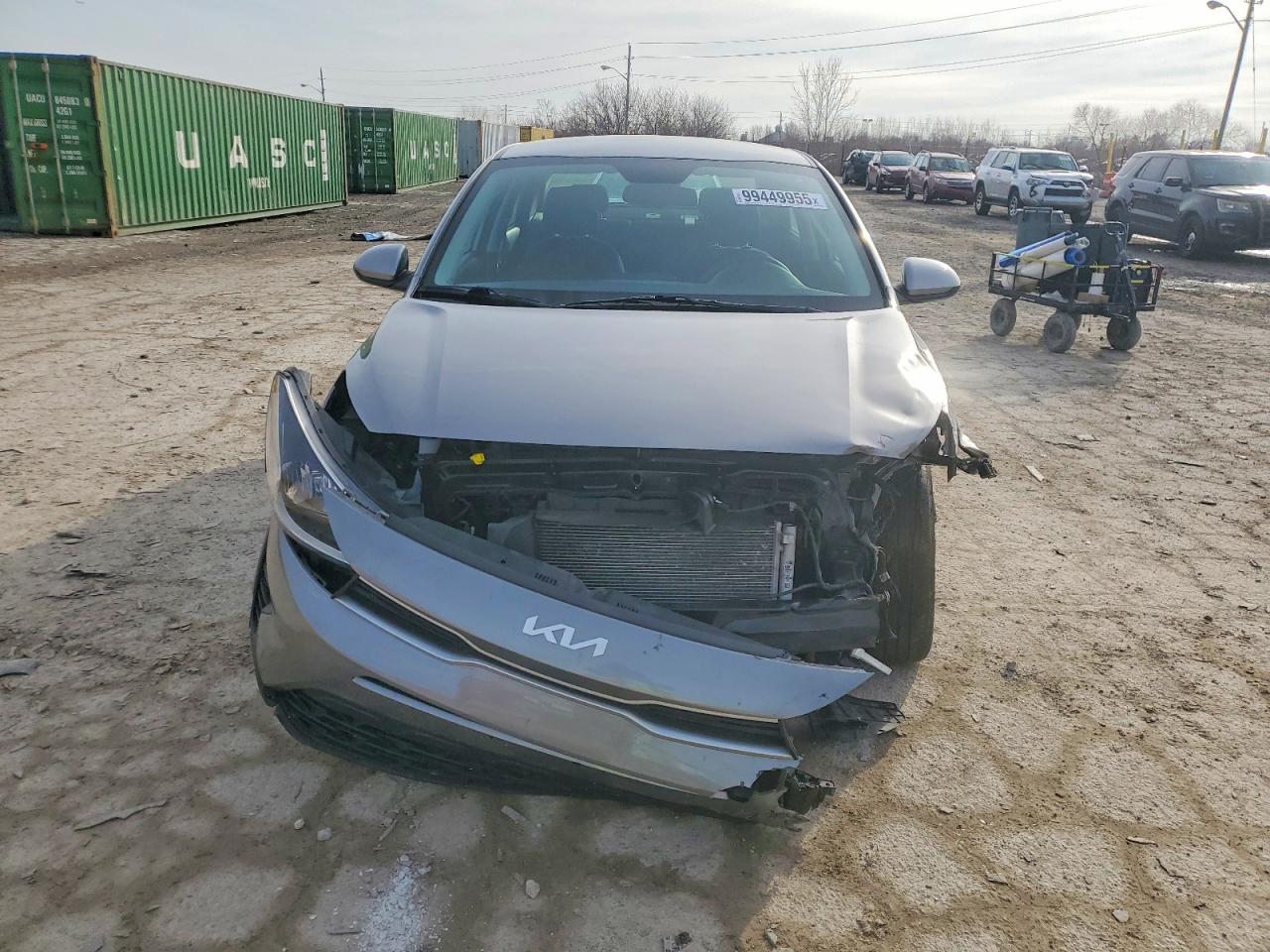 2023 Kia Rio Lx Gray vin: 3KPA24AD7PE537683