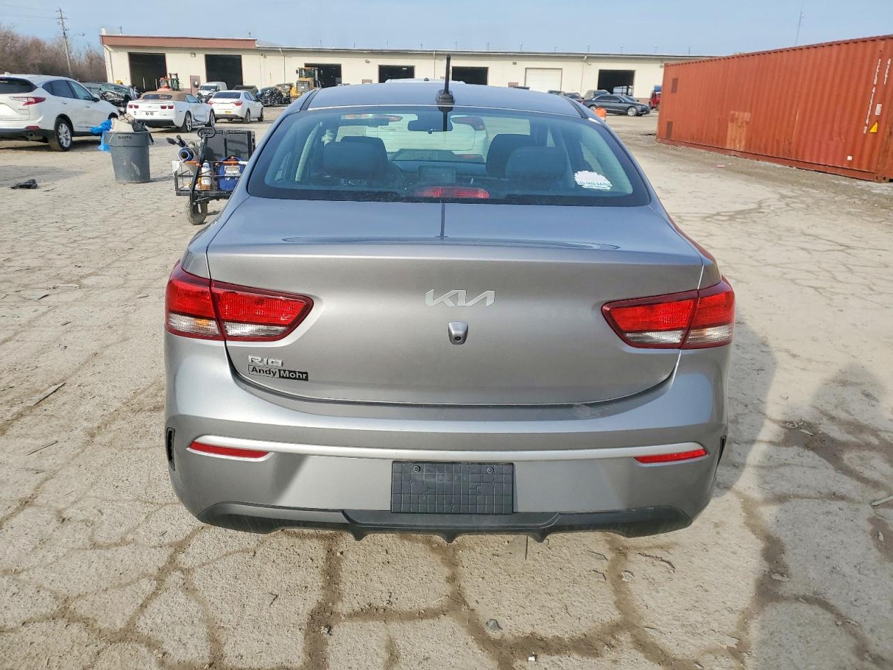 2023 Kia Rio Lx Gray vin: 3KPA24AD7PE537683
