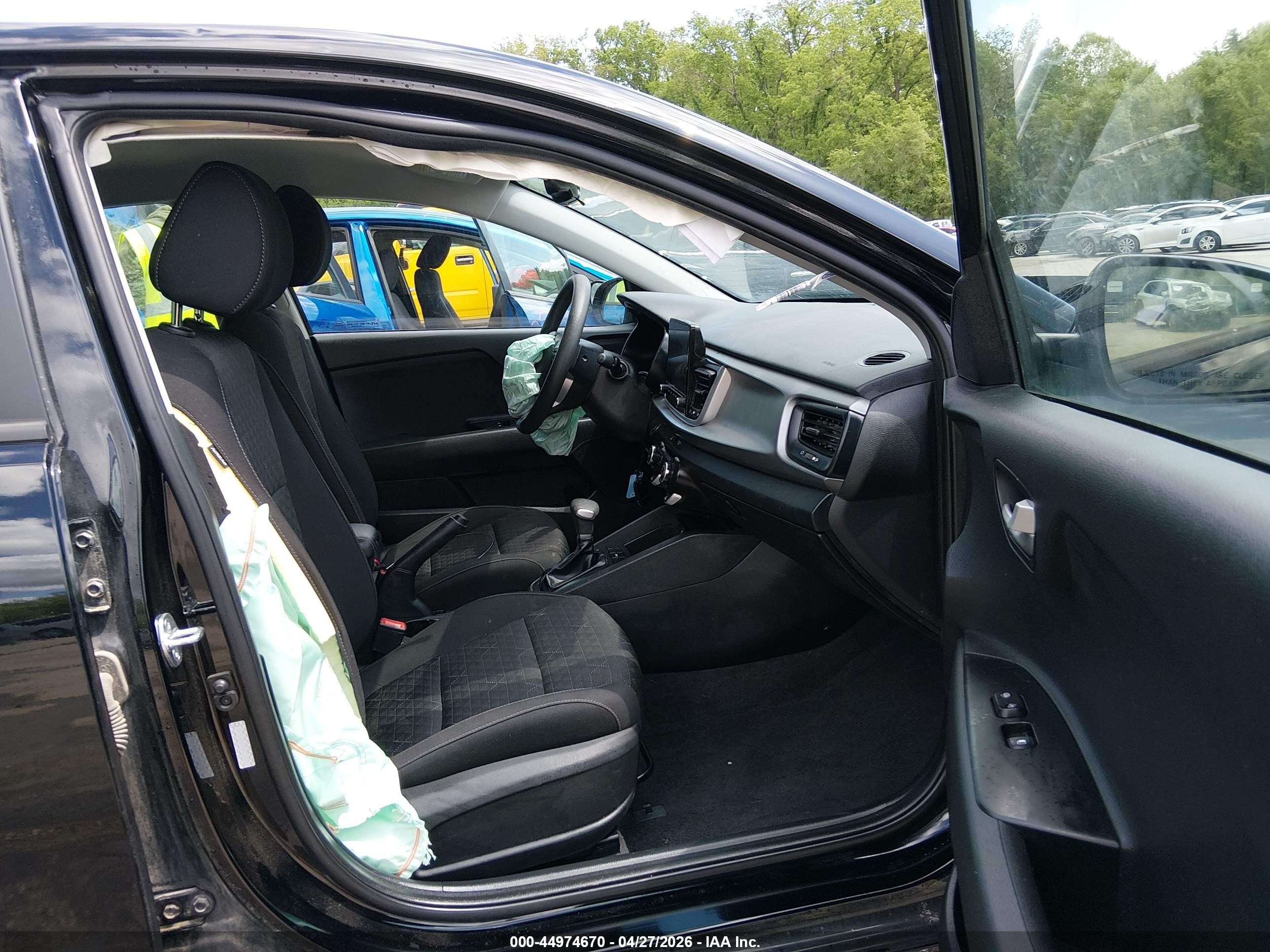 2023 Kia Rio S Черный vin: 3KPA24AD7PE573101