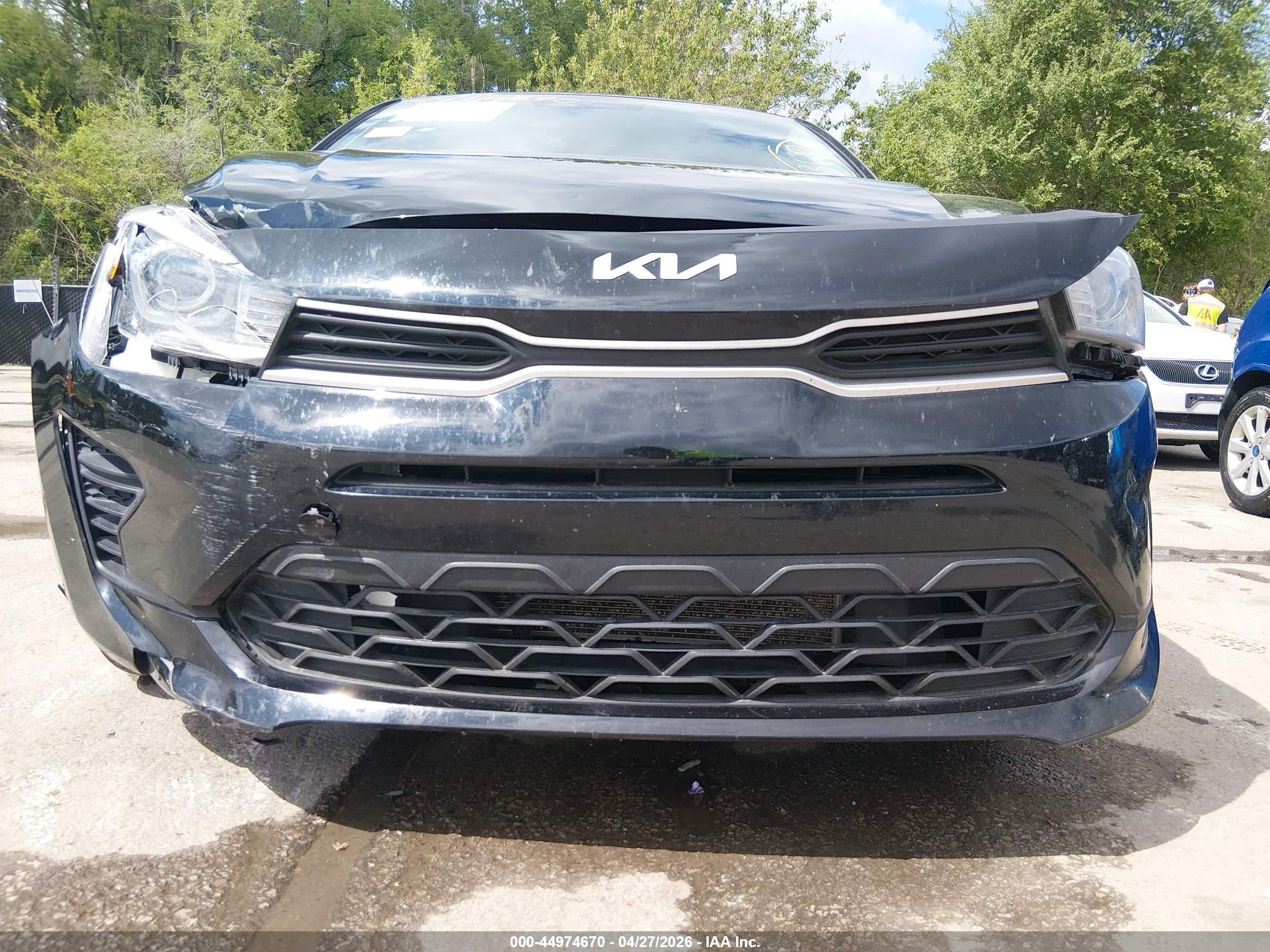 2023 Kia Rio S Черный vin: 3KPA24AD7PE573101