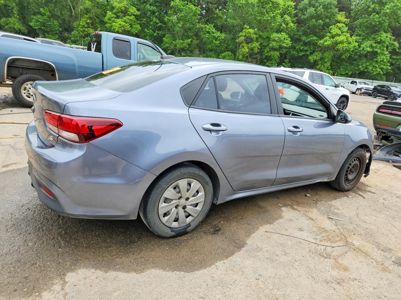 2020 Kia Rio S Blue vin: 3KPA24AD8LE302316
