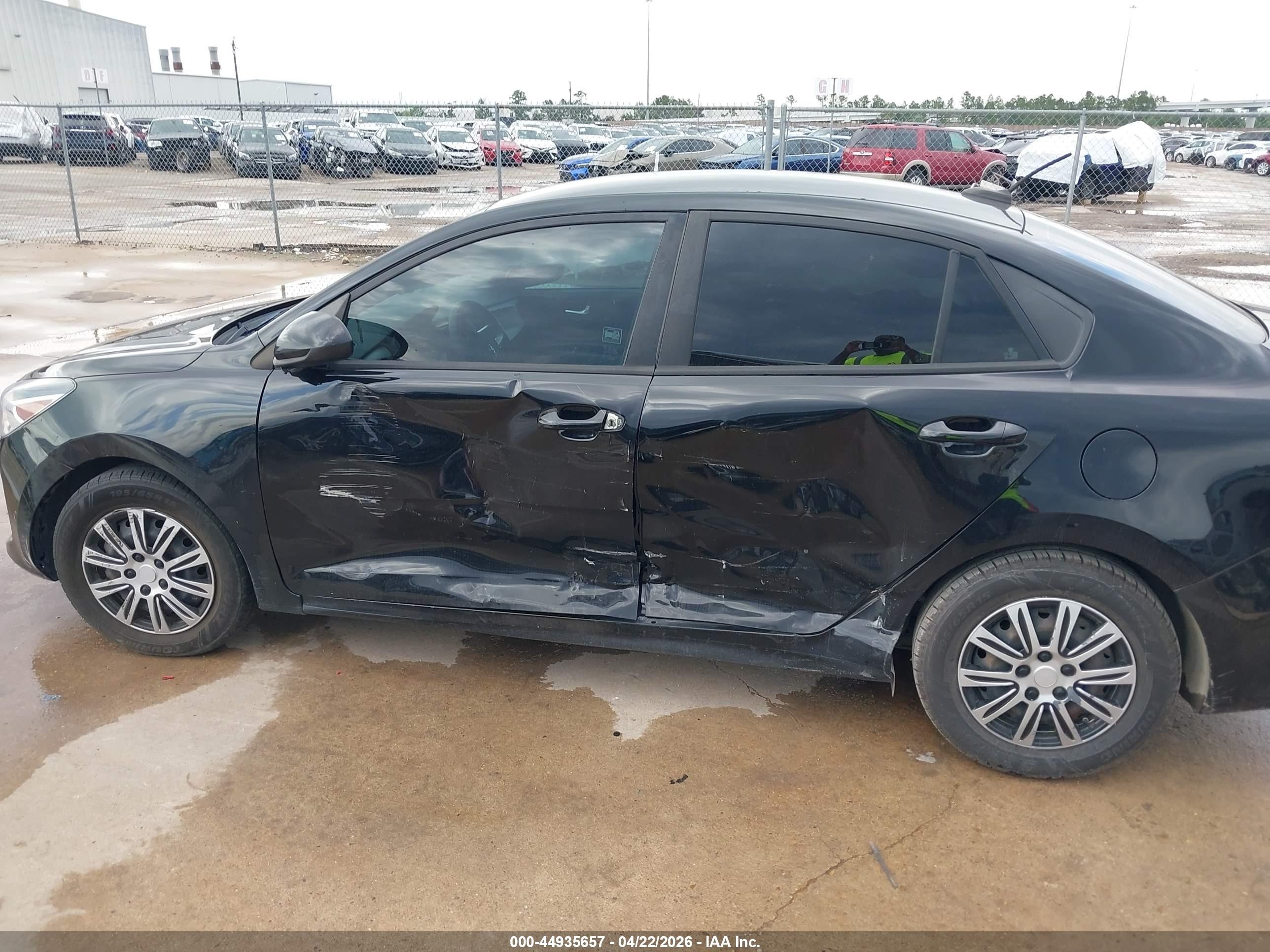 2020 Kia Rio S Black vin: 3KPA24AD8LE322789