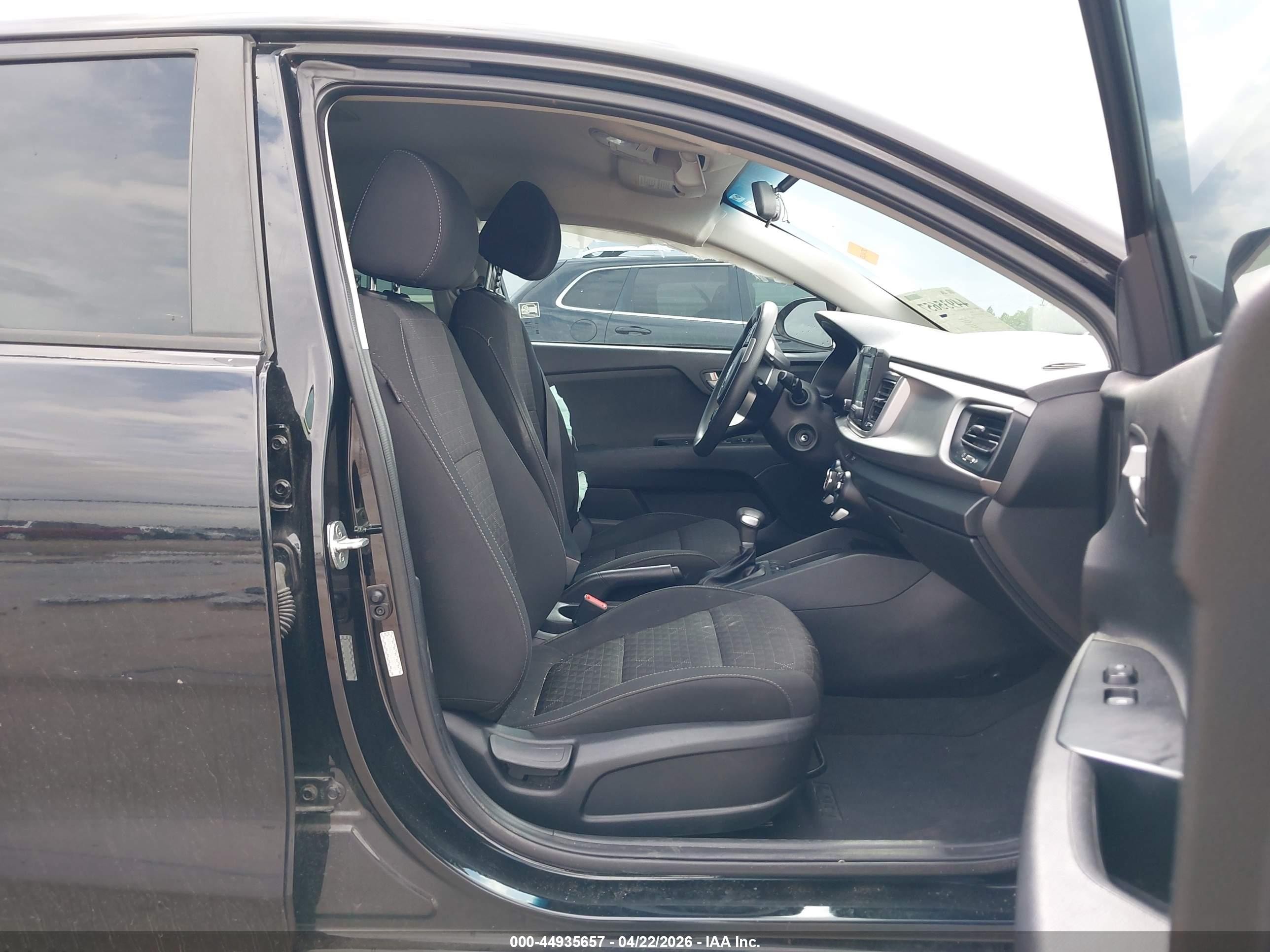 2020 Kia Rio S Black vin: 3KPA24AD8LE322789