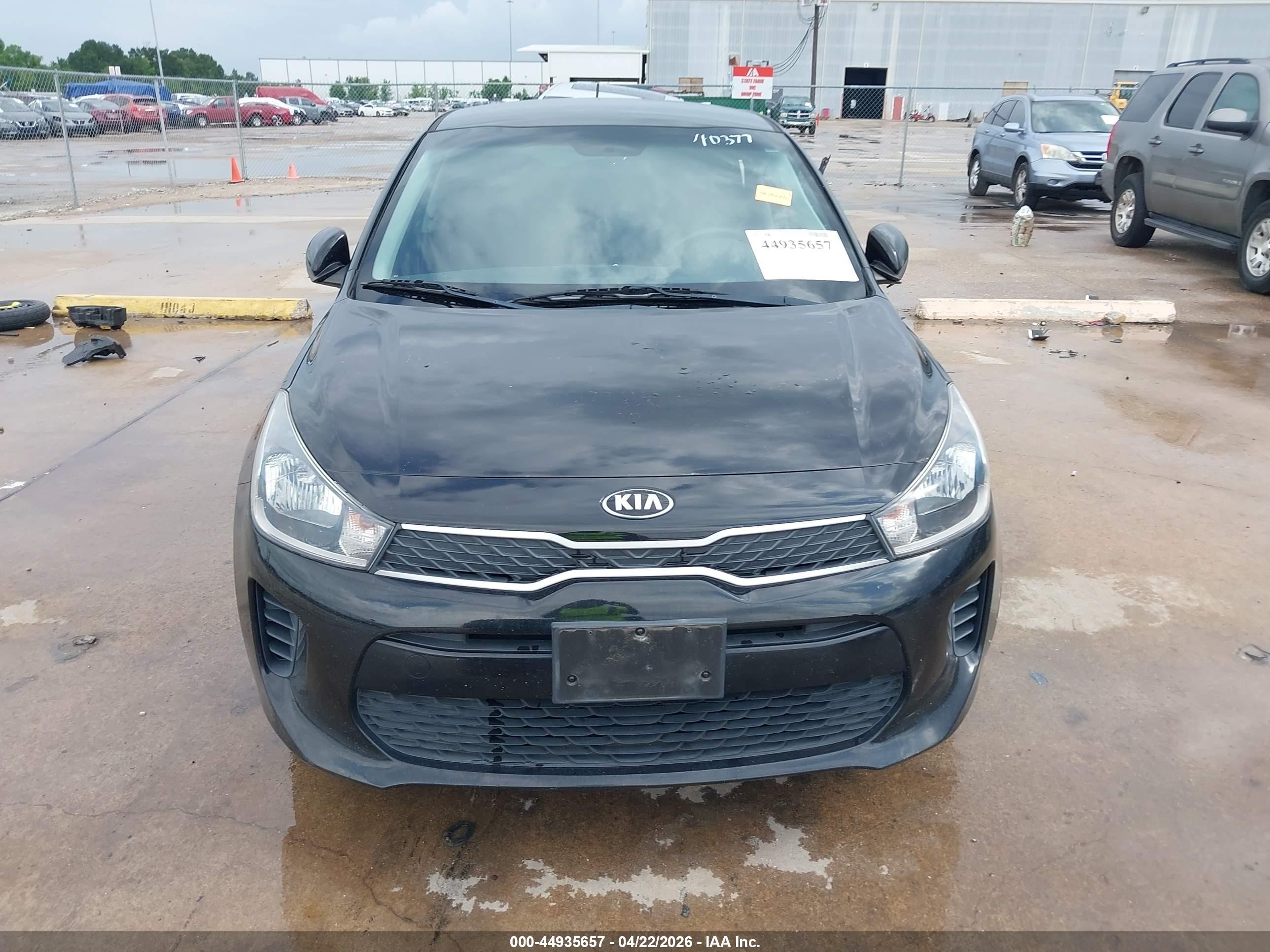 2020 Kia Rio S Black vin: 3KPA24AD8LE322789
