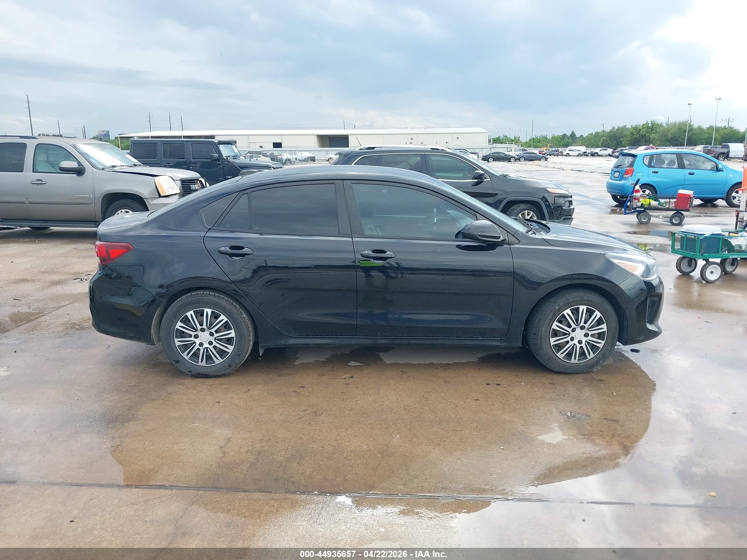 2020 Kia Rio S Black vin: 3KPA24AD8LE322789