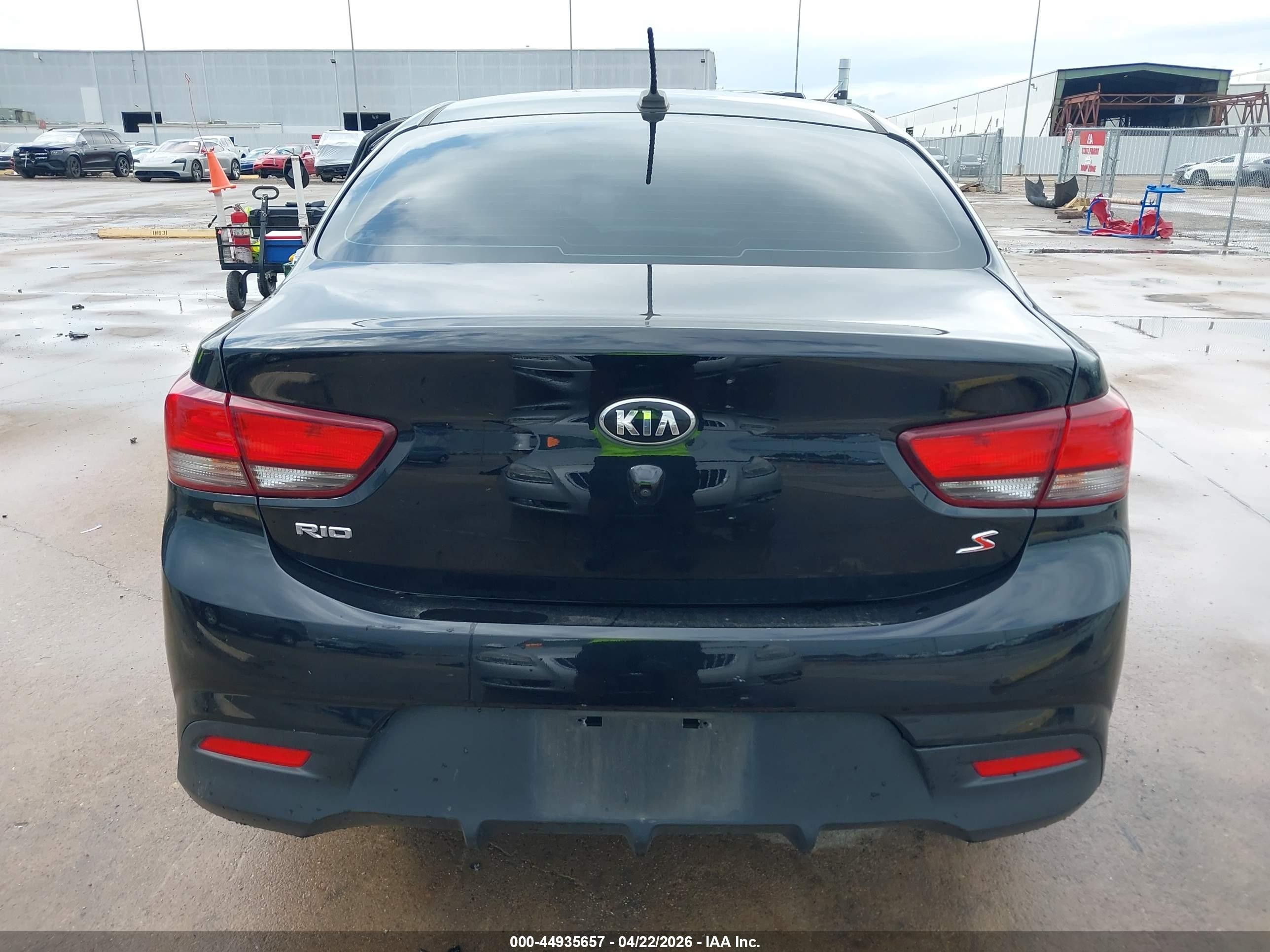 2020 Kia Rio S Black vin: 3KPA24AD8LE322789