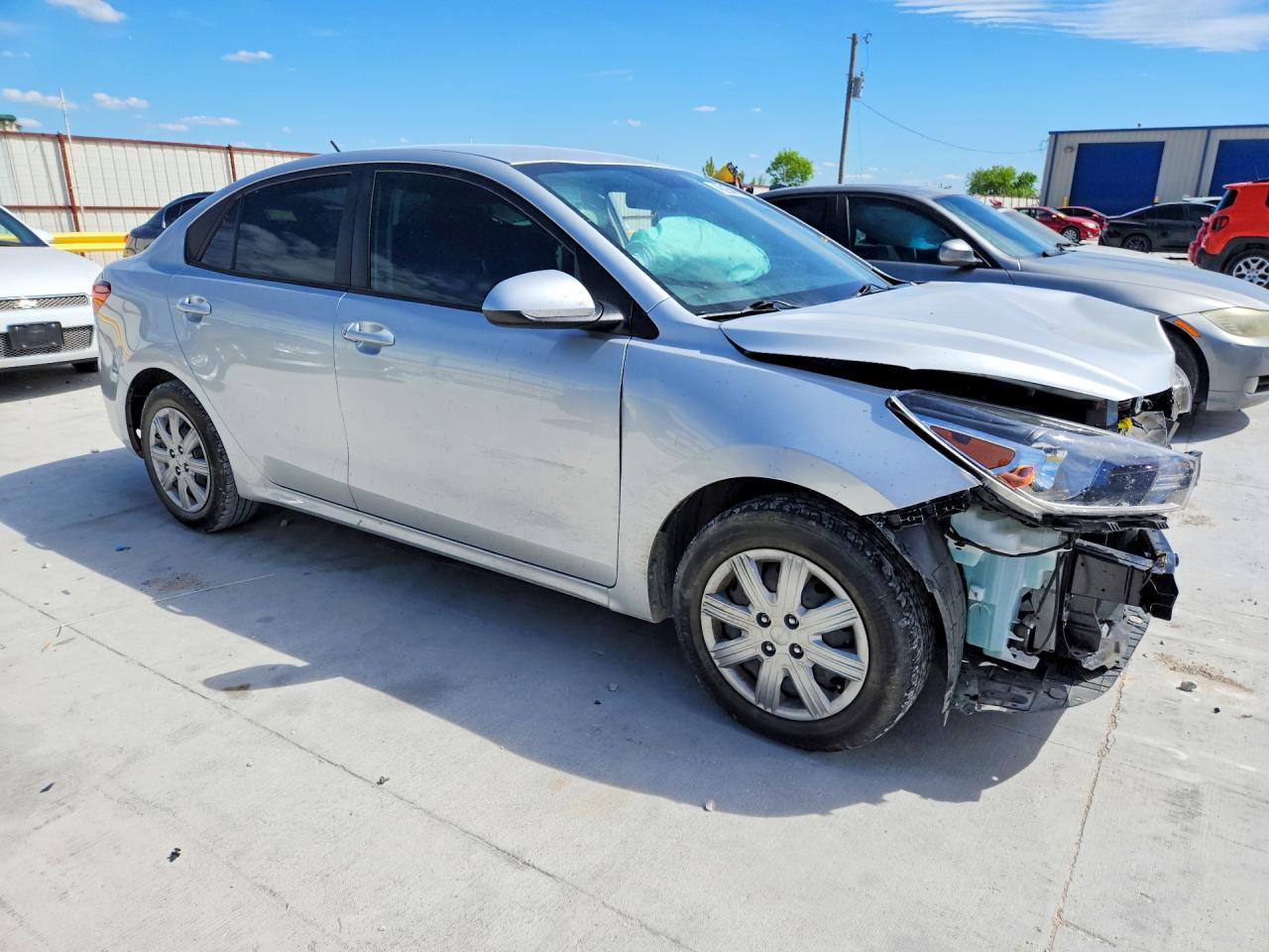 2023 Kia Rio Lx Silver vin: 3KPA24AD8PE554475