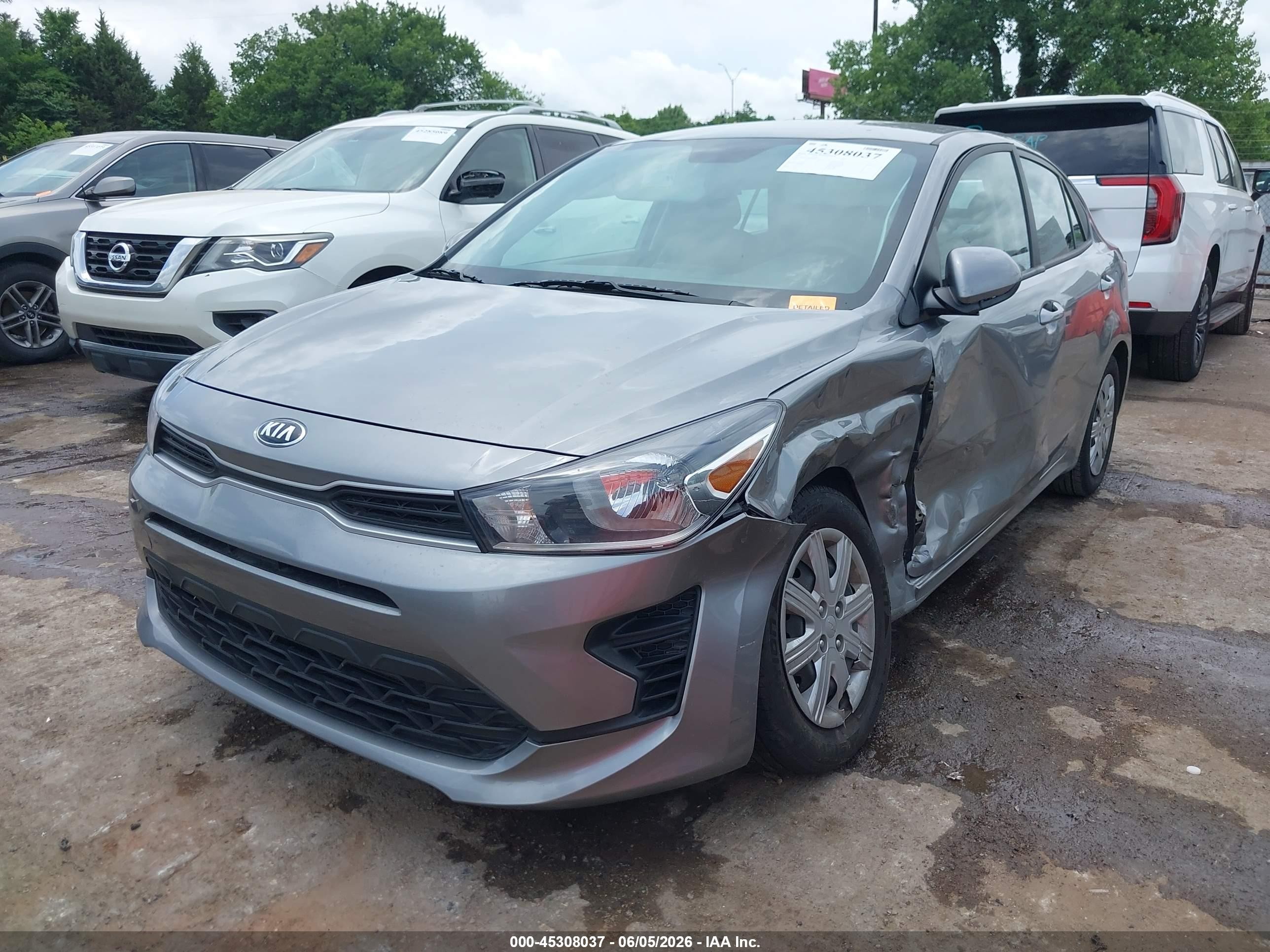 2023 Kia Rio S Silver vin: 3KPA24AD9PE568093