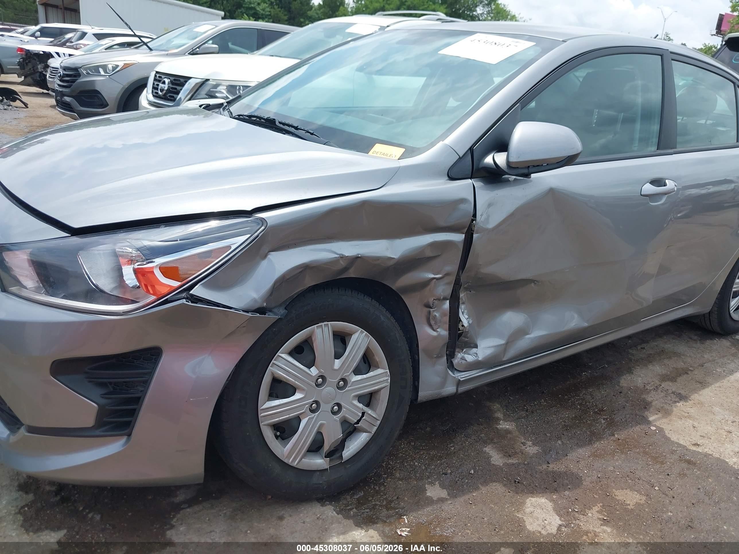2023 Kia Rio S Silver vin: 3KPA24AD9PE568093