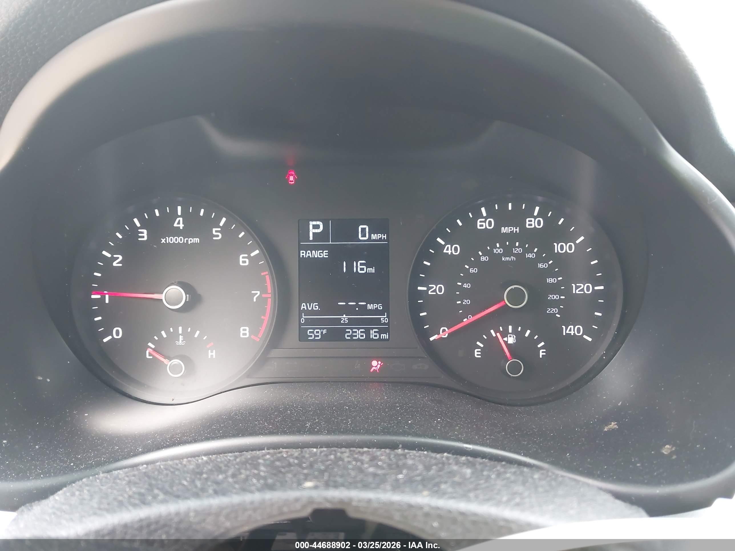 2020 Kia Rio S Синий vin: 3KPA24ADXLE336368