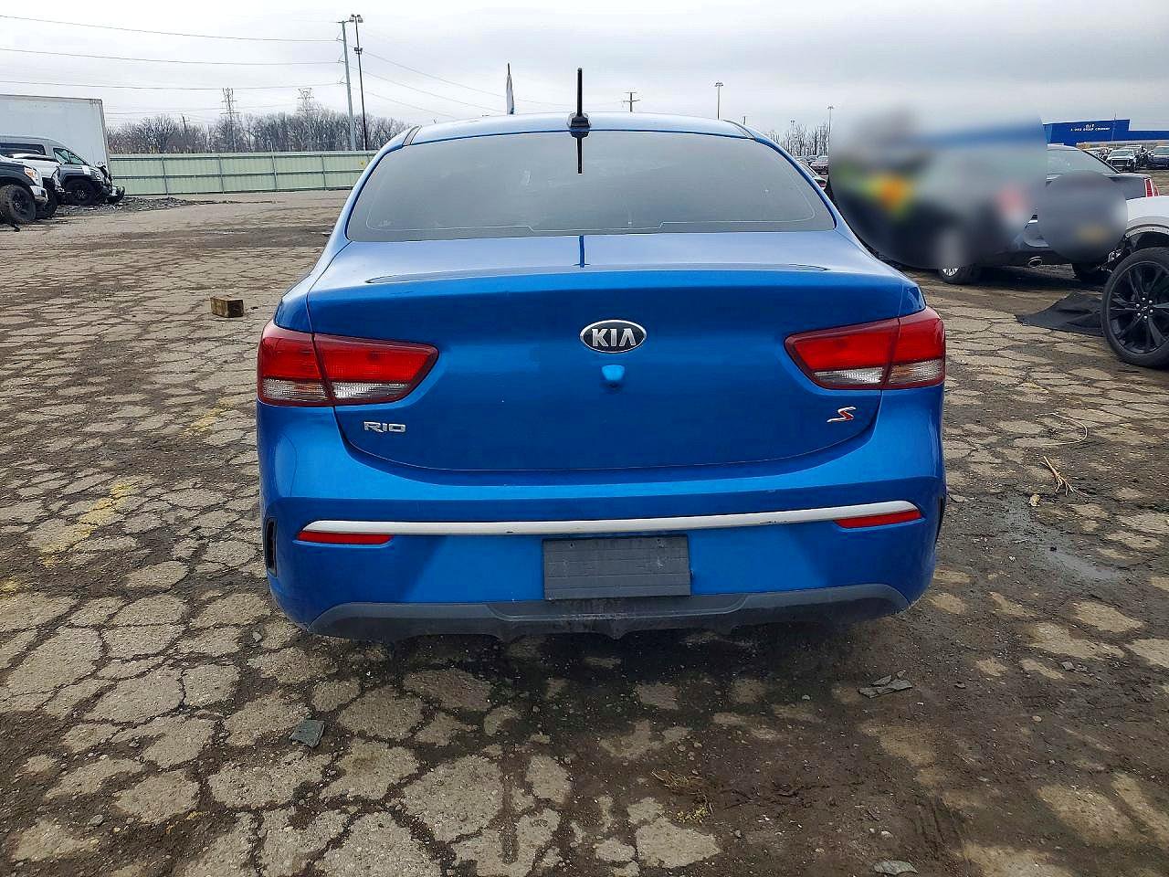 2021 Kia Rio S Blue vin: 3KPA24ADXME403178