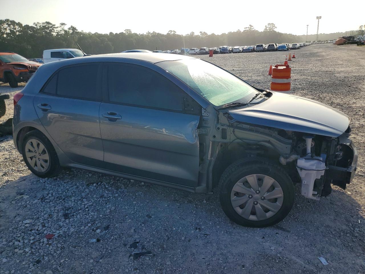 2020 Kia Rio 5-door S Gray vin: 3KPA25AD0LE334442