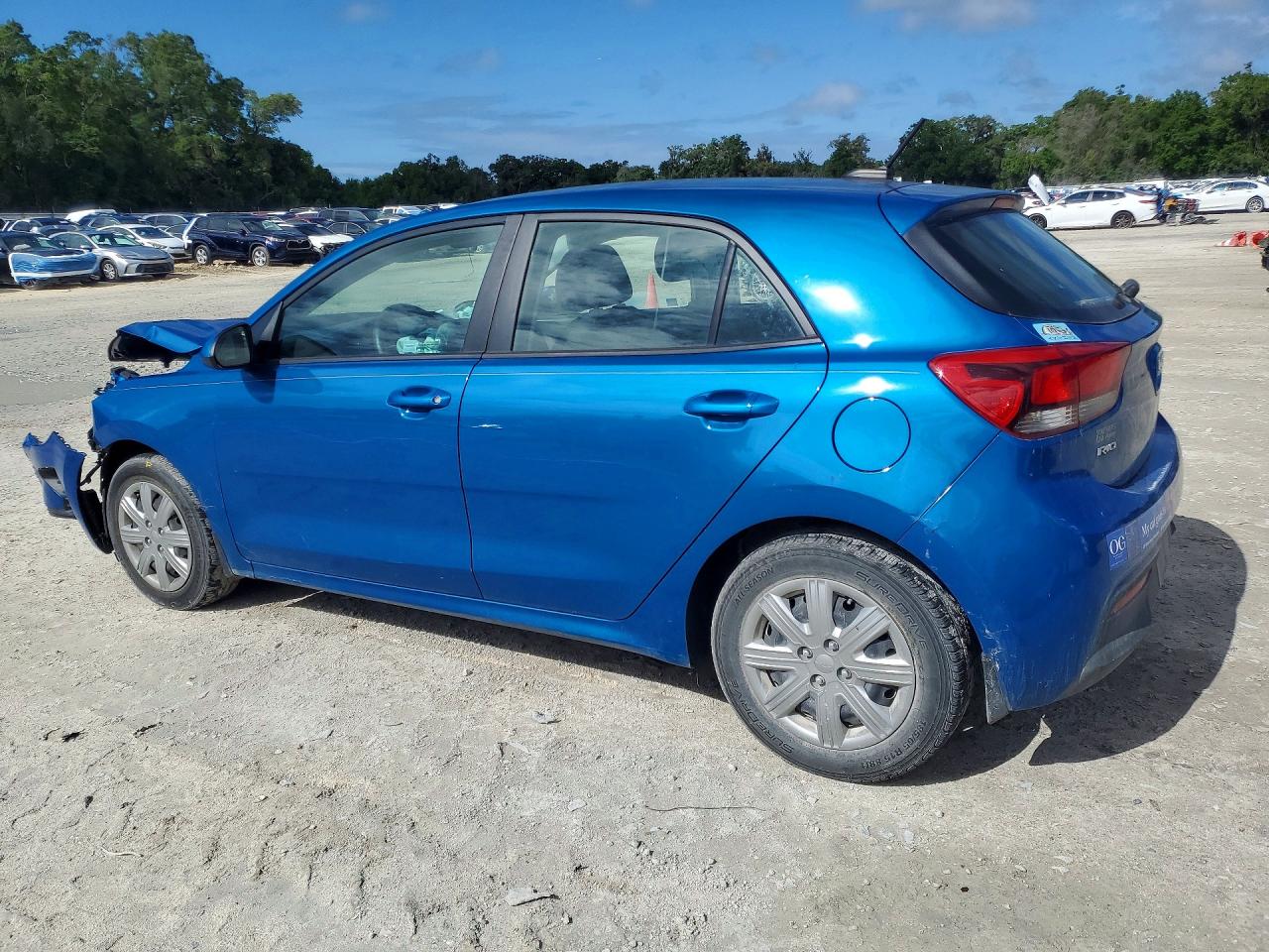 2022 Kia Rio 5-door S Blue vin: 3KPA25AD1NE441650
