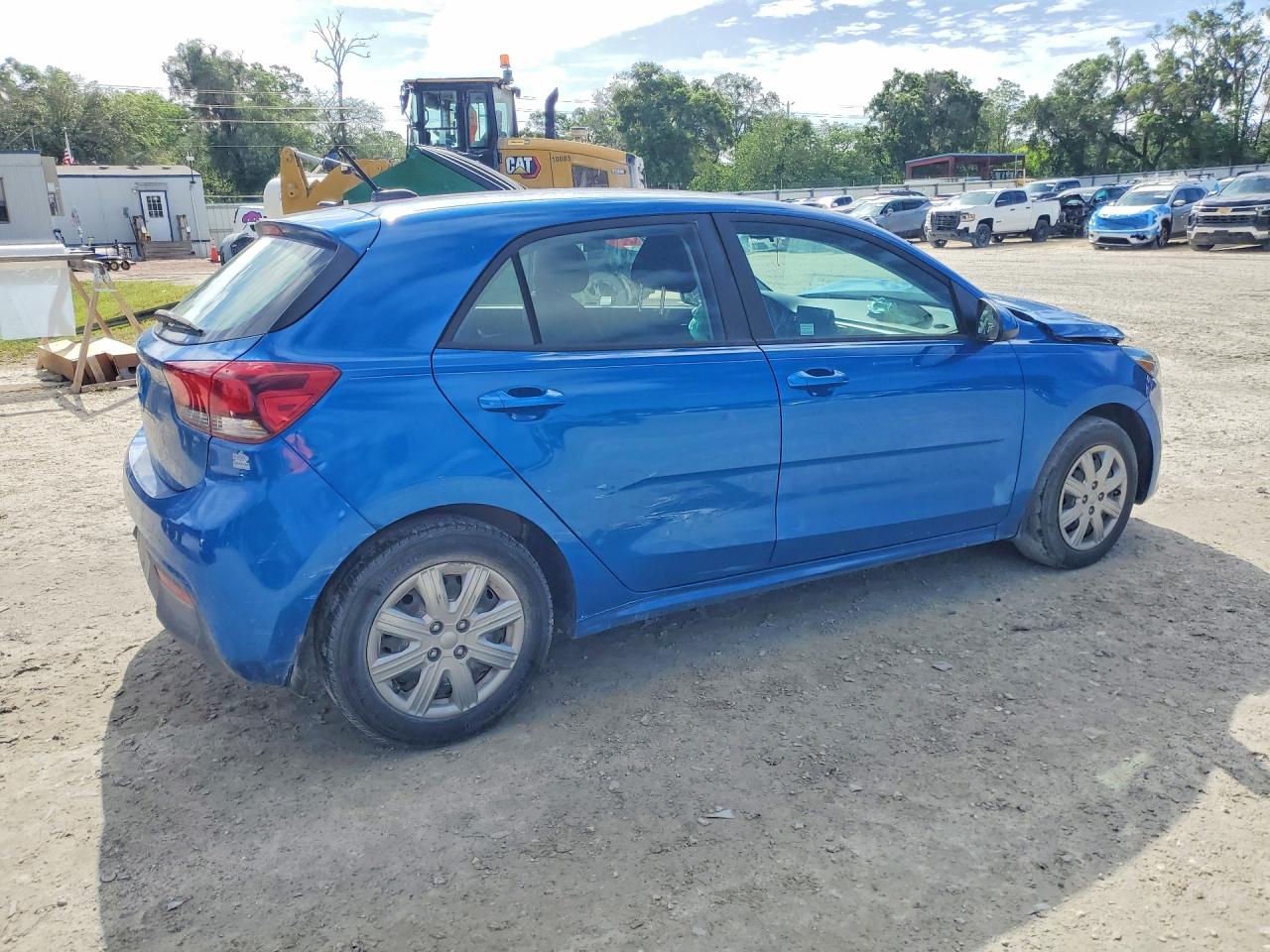 2022 Kia Rio 5-door S Blue vin: 3KPA25AD1NE441650