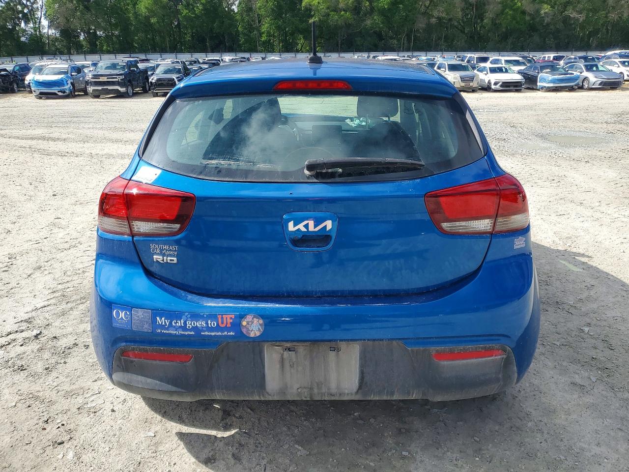 2022 Kia Rio 5-door S Blue vin: 3KPA25AD1NE441650