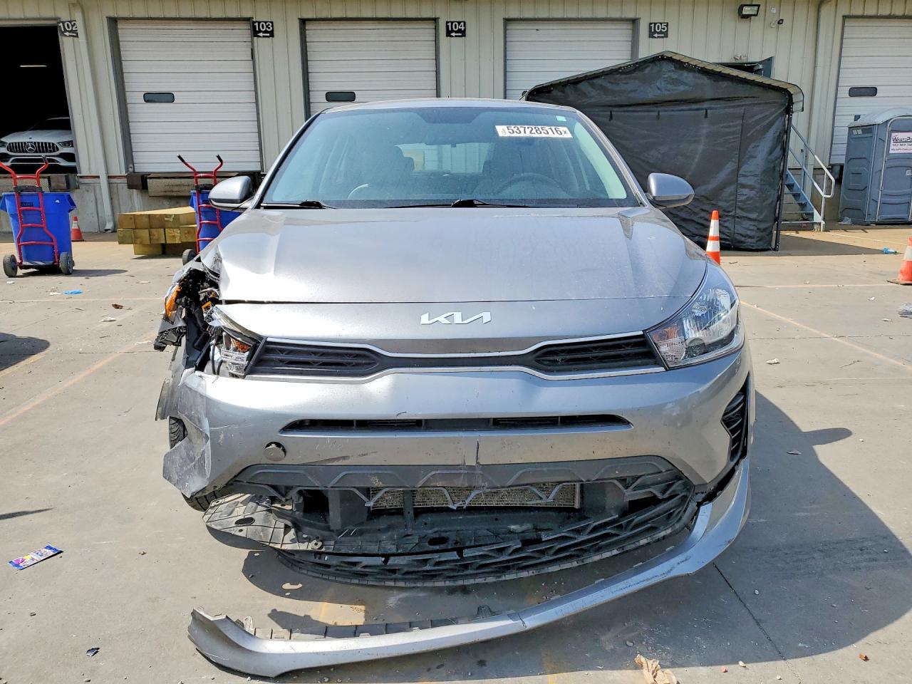 2023 Kia Rio S Gray vin: 3KPA25AD1PE511408