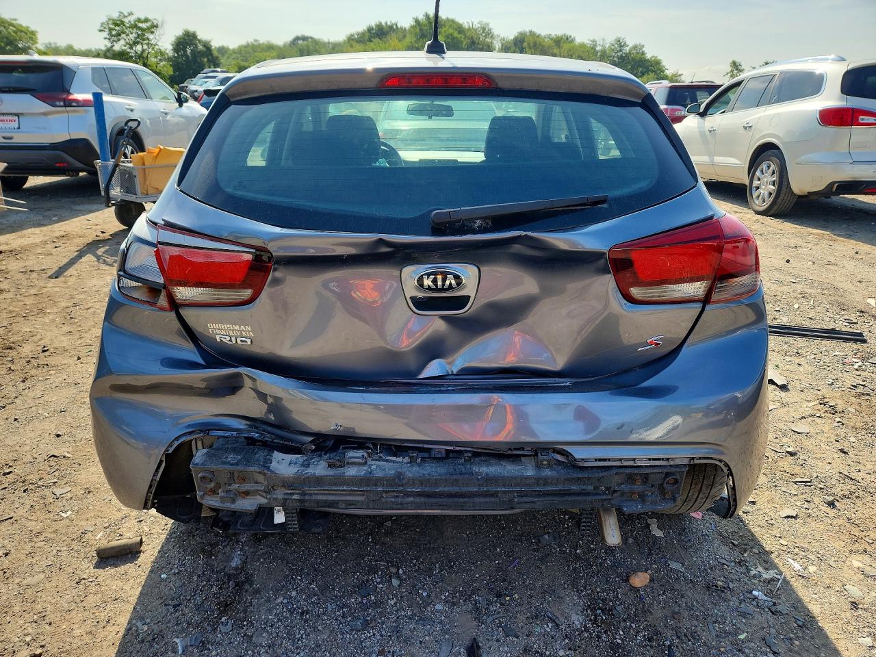 2020 Kia Rio 5-door S Gray vin: 3KPA25AD3LE274351