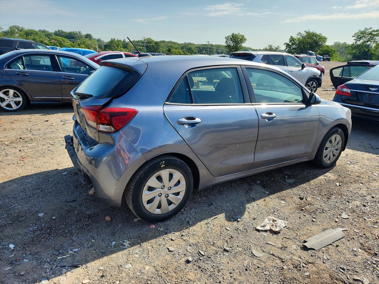2020 Kia Rio 5-door S Gray vin: 3KPA25AD3LE274351