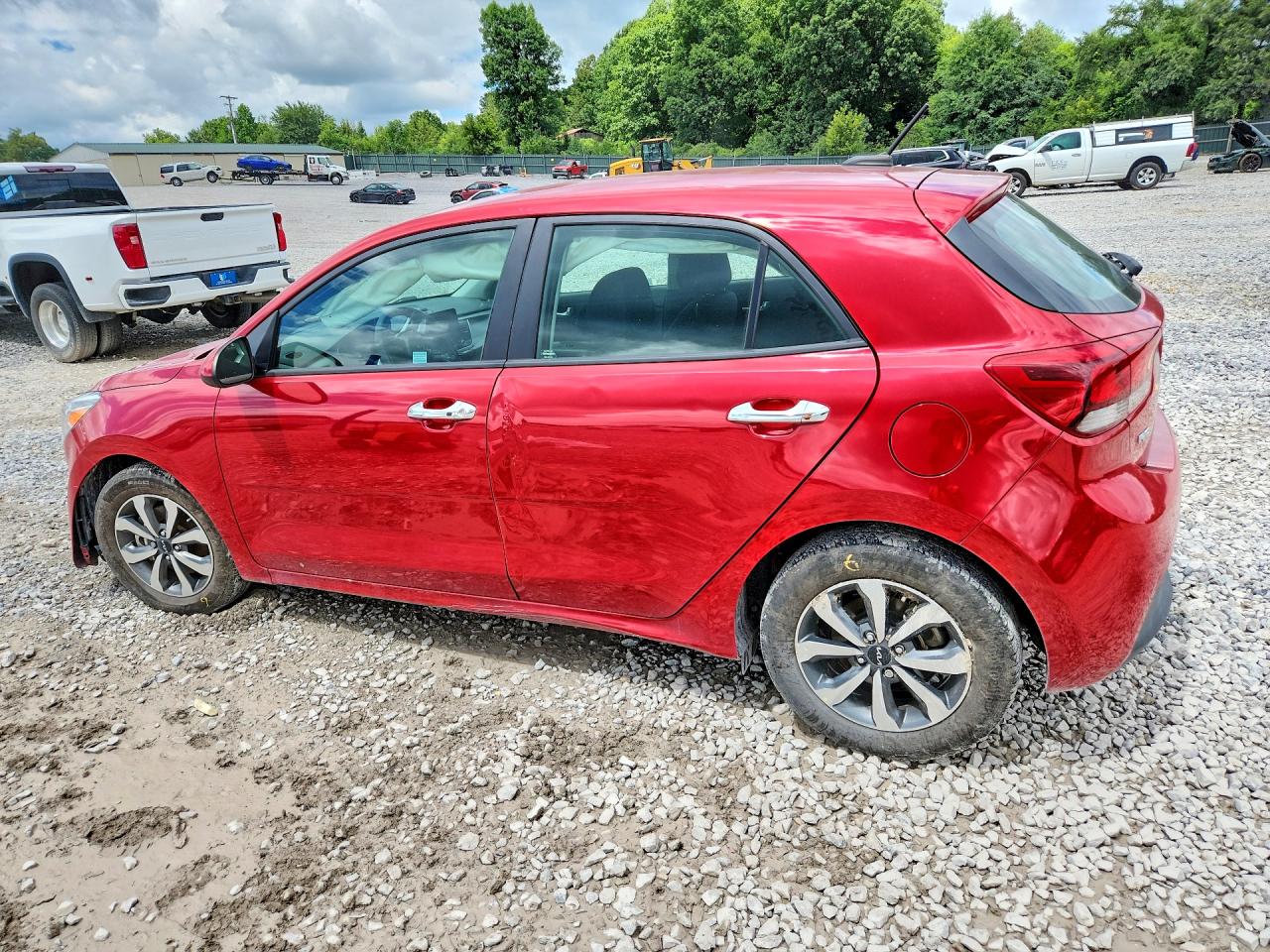 2022 Kia Rio S Красный vin: 3KPA25AD6NE468312
