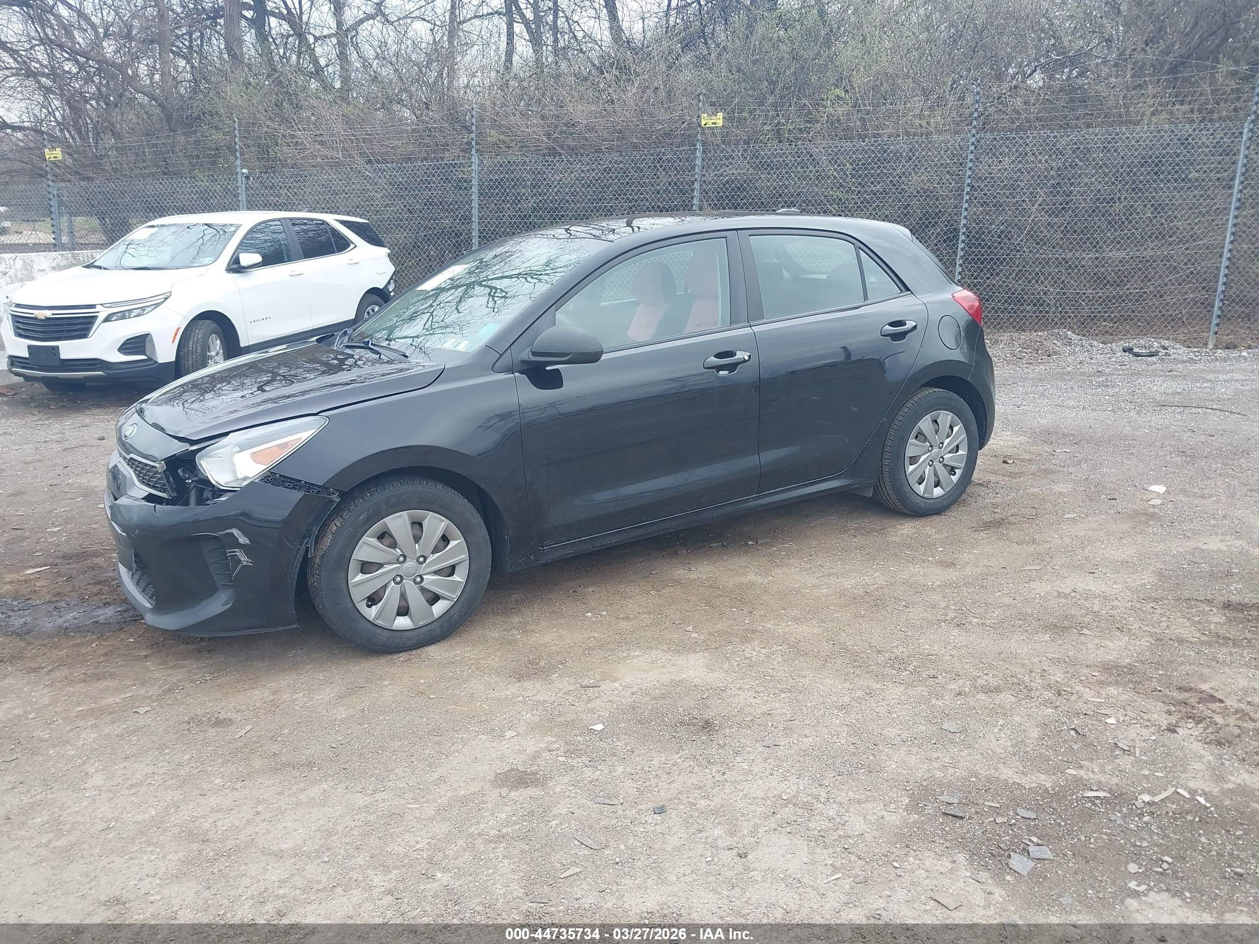 2020 Kia Rio 5-door S Черный vin: 3KPA25AD8LE348167