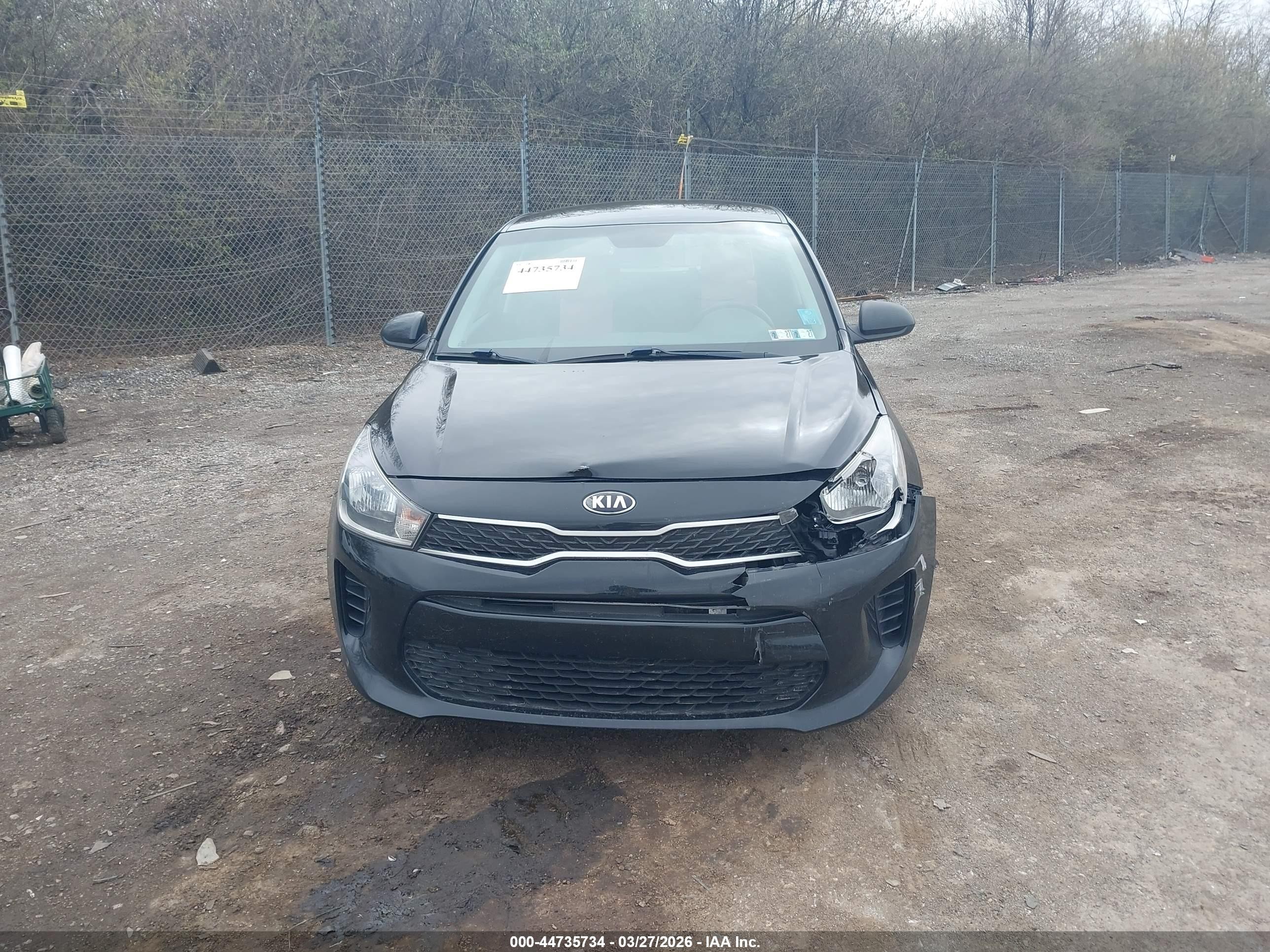 2020 Kia Rio 5-door S Черный vin: 3KPA25AD8LE348167