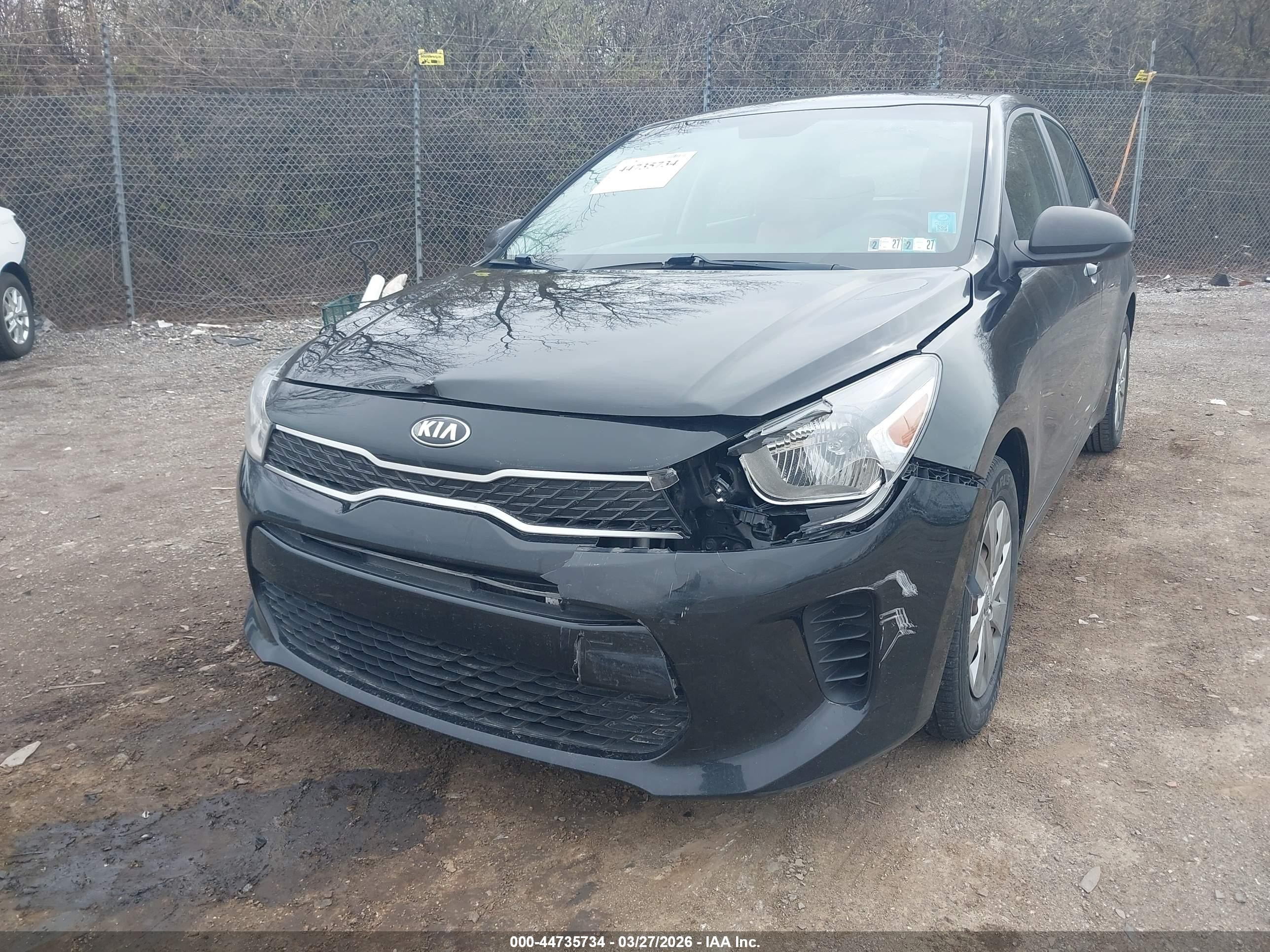2020 Kia Rio 5-door S Черный vin: 3KPA25AD8LE348167
