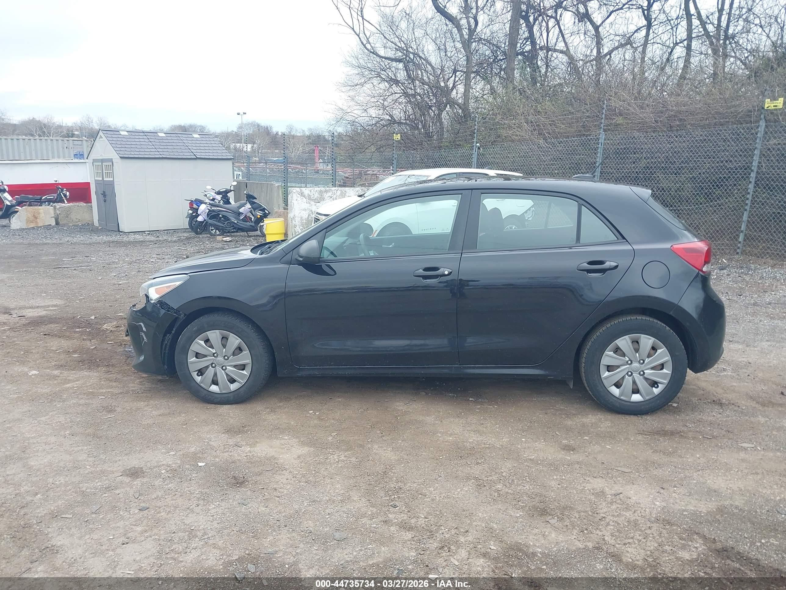 2020 Kia Rio 5-door S Черный vin: 3KPA25AD8LE348167