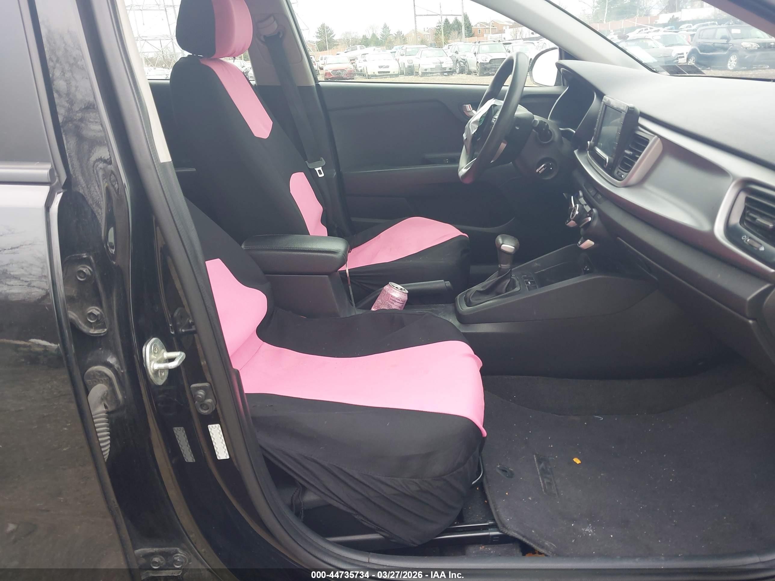 2020 Kia Rio 5-door S Черный vin: 3KPA25AD8LE348167