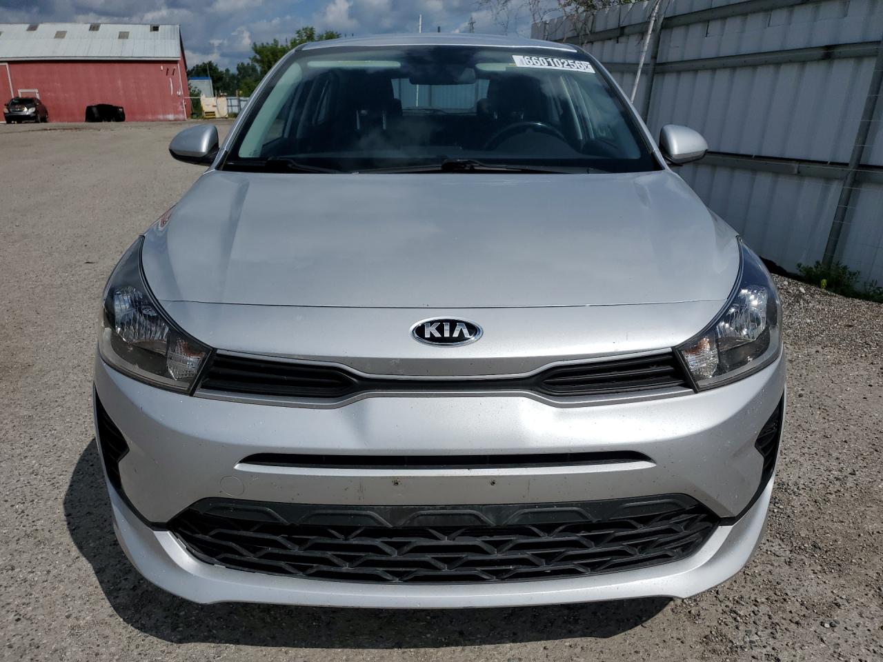 2021 Kia Rio S Silver vin: 3KPA25AD9ME397072 Damage: Grille, Misaligned, Repair Required