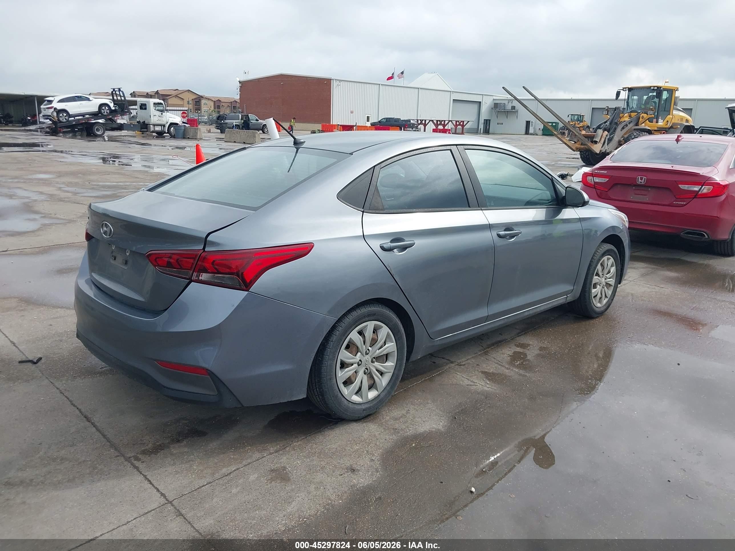 2019 Hyundai Accent Se Серый vin: 3KPC24A31KE039875