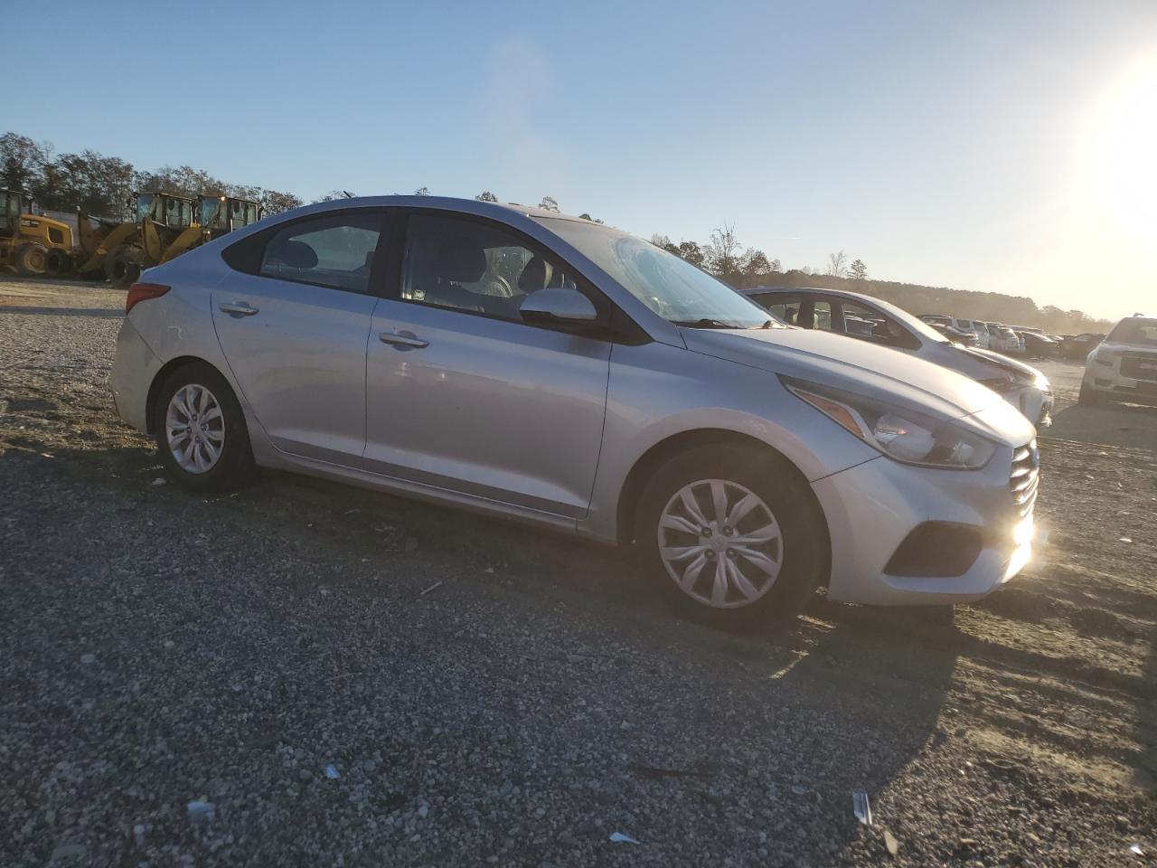 2019 Hyundai Accent Se Silver vin: 3KPC24A31KE064727