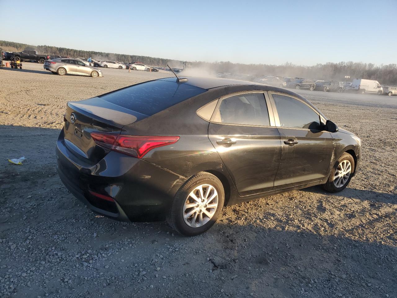 2018 Hyundai Accent Se Black vin: 3KPC24A32JE026826
