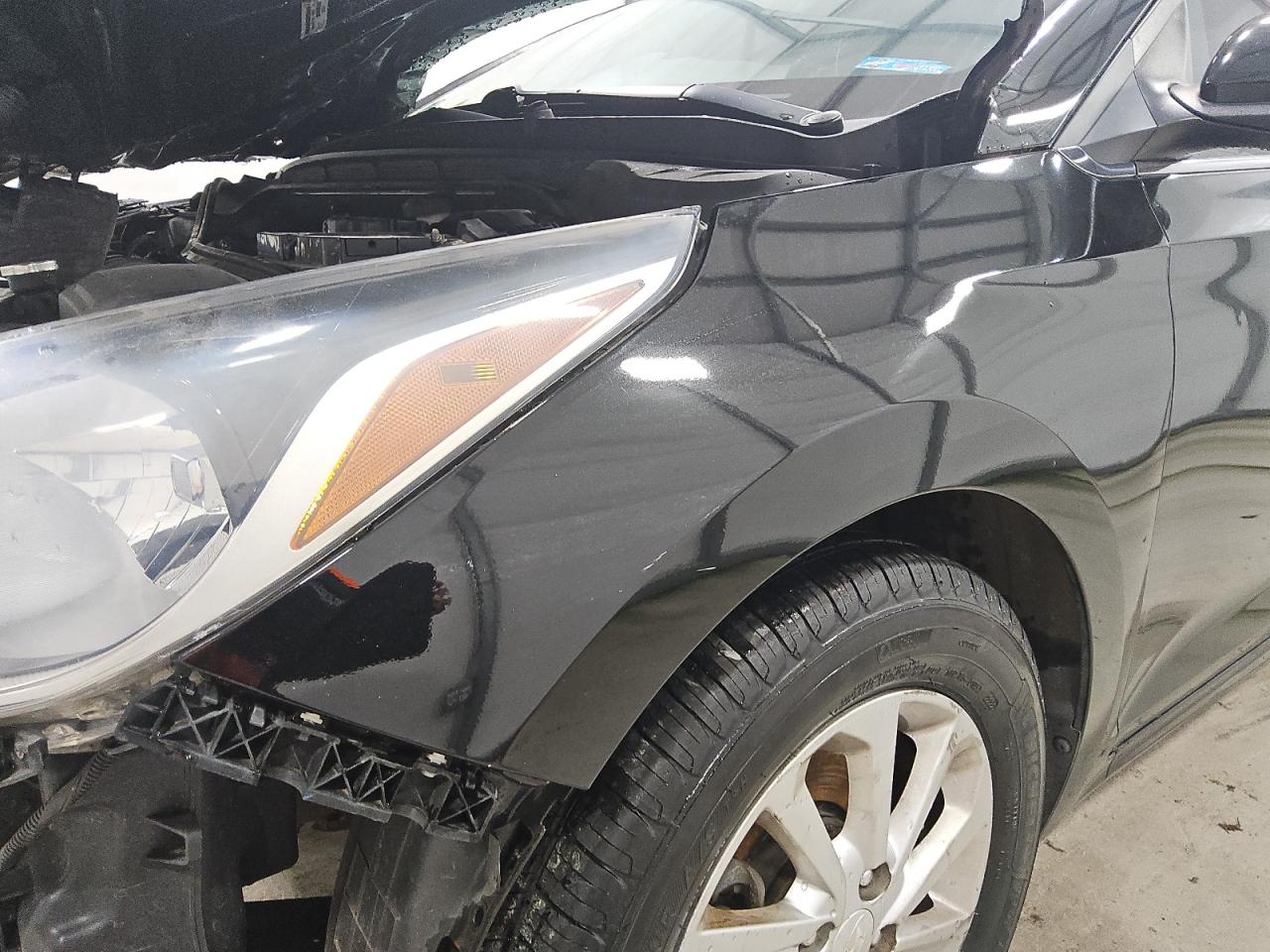 2019 Hyundai Accent Sel Black vin: 3KPC24A32KE051033 Damage: Left Front Fender, Multiple Scratches Heavy, 2