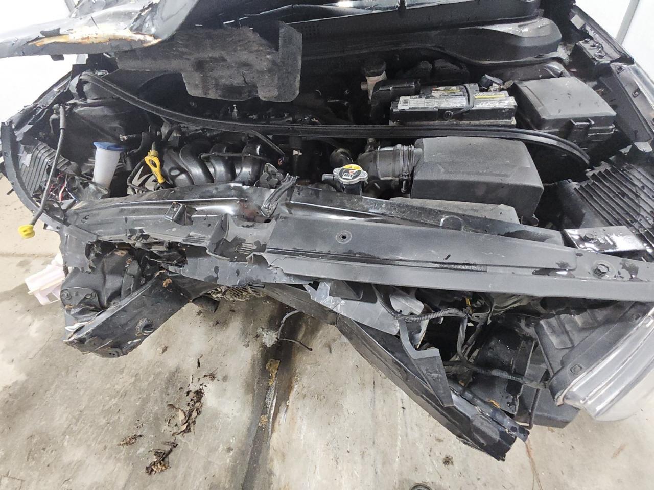 2019 Hyundai Accent Sel Black vin: 3KPC24A32KE051033 Damage: Front Bumper Reinforcement, Broken, Replacement Required
