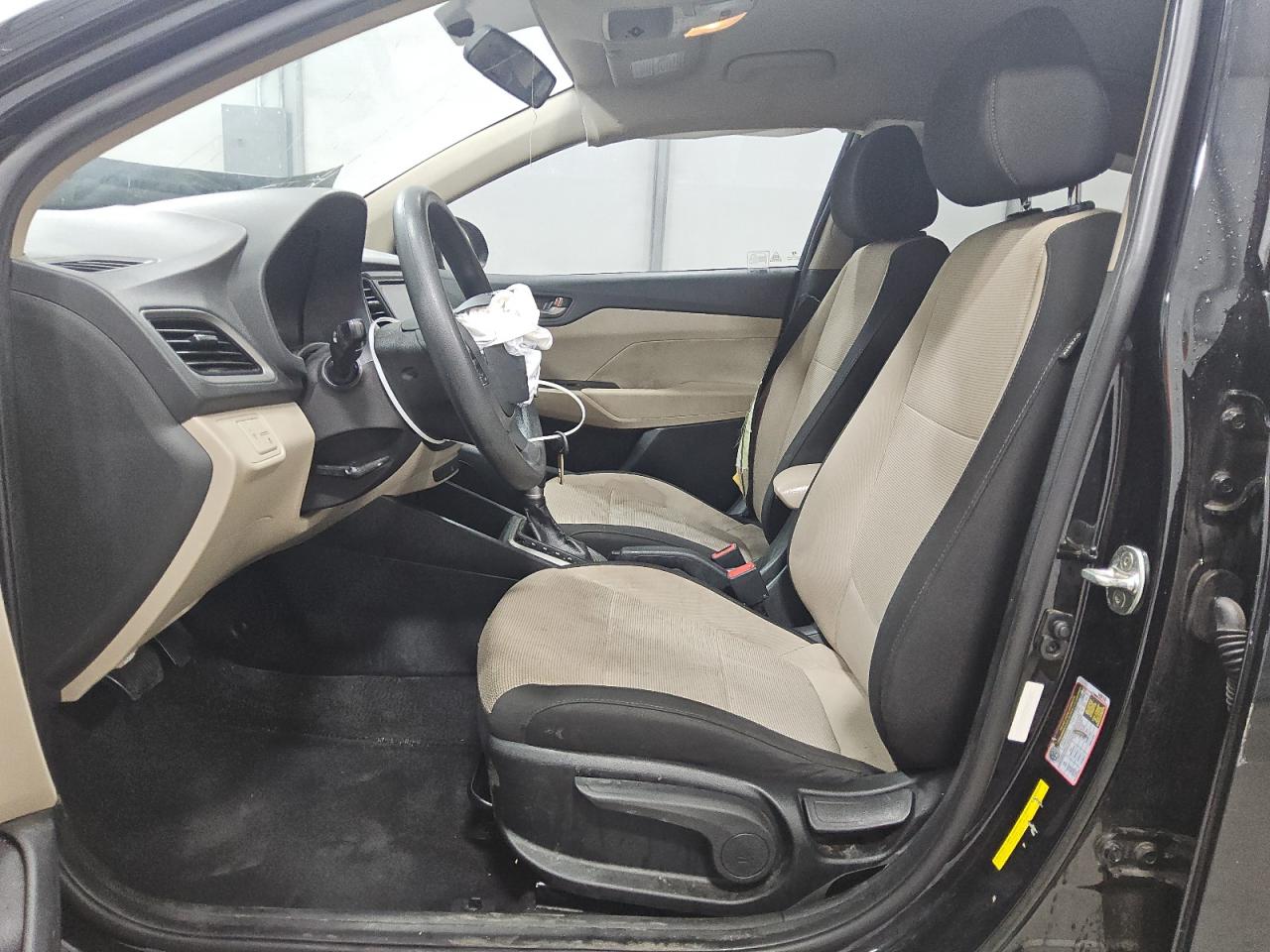 2019 Hyundai Accent Sel Black vin: 3KPC24A32KE051033 Damage: Airbag - Front Left, Deployed, Replacement Required