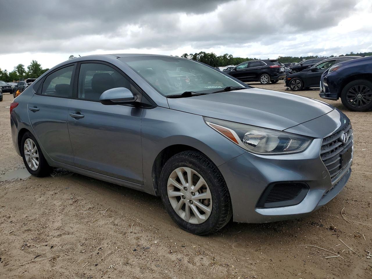 2018 Hyundai Accent Sel Серый vin: 3KPC24A33JE026396